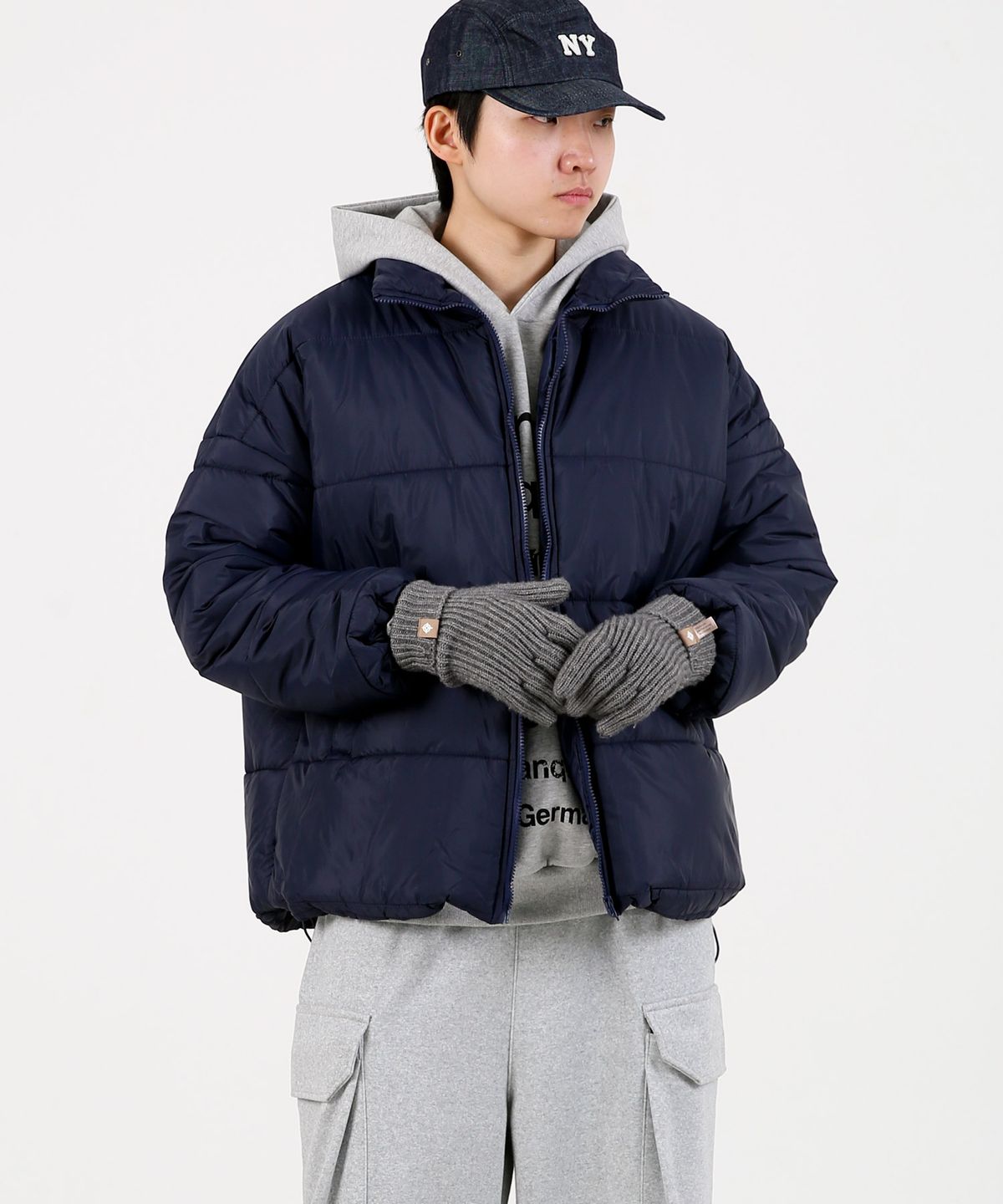 음(UMM) 남자 베이직 클라우드경량 숏패딩점퍼