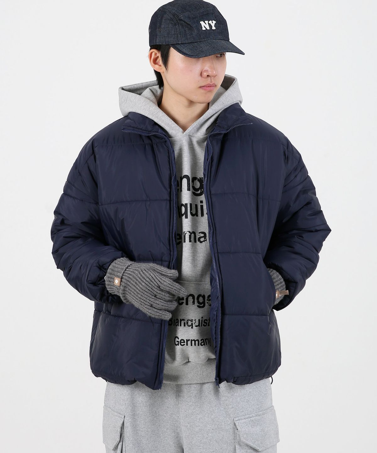 음(UMM) 남자 베이직 클라우드경량 숏패딩점퍼