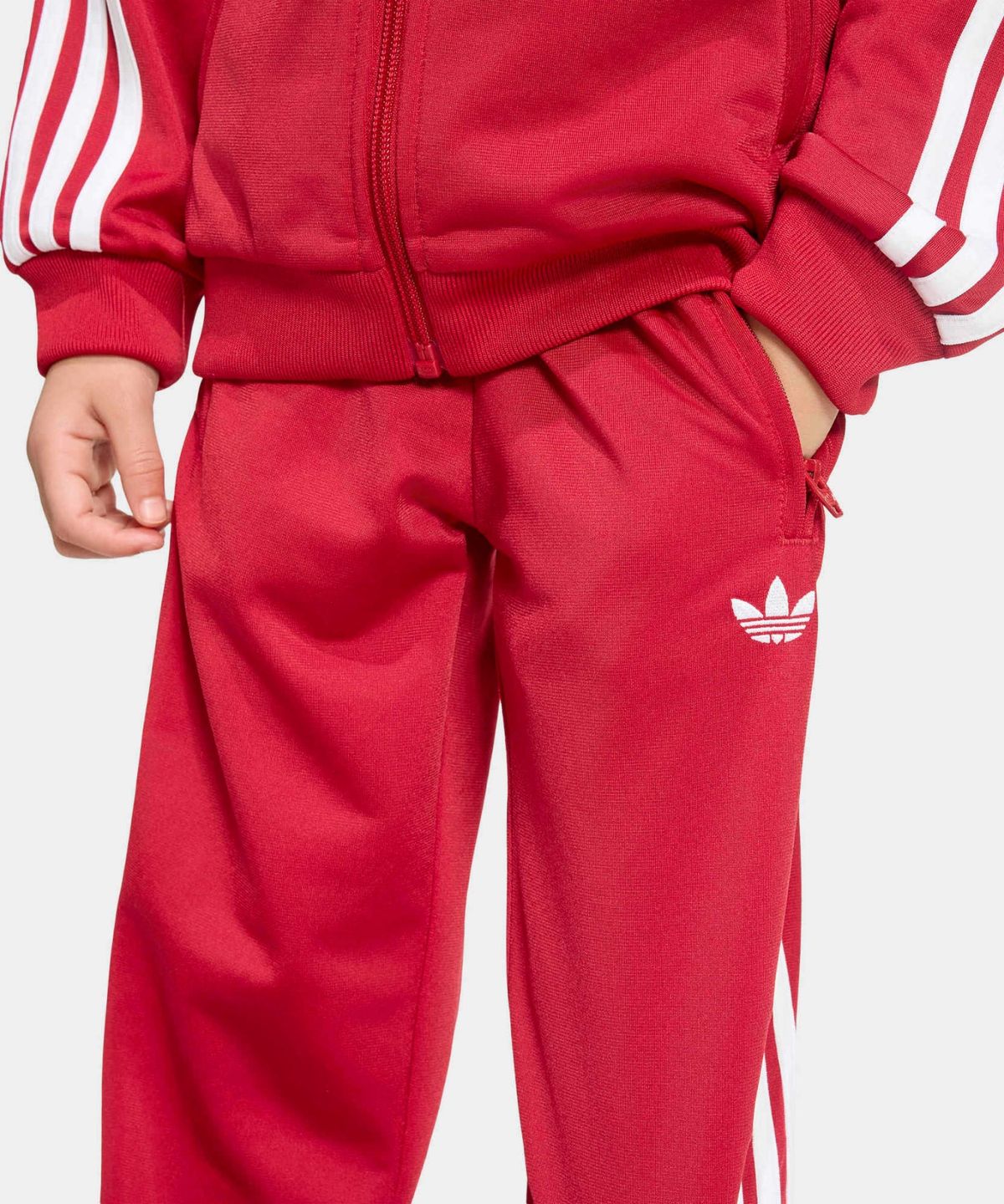 아디다스 키즈(ADIDAS KIDS) 파이어버드 트랙 수트 키즈 - 레드 / HZ6593