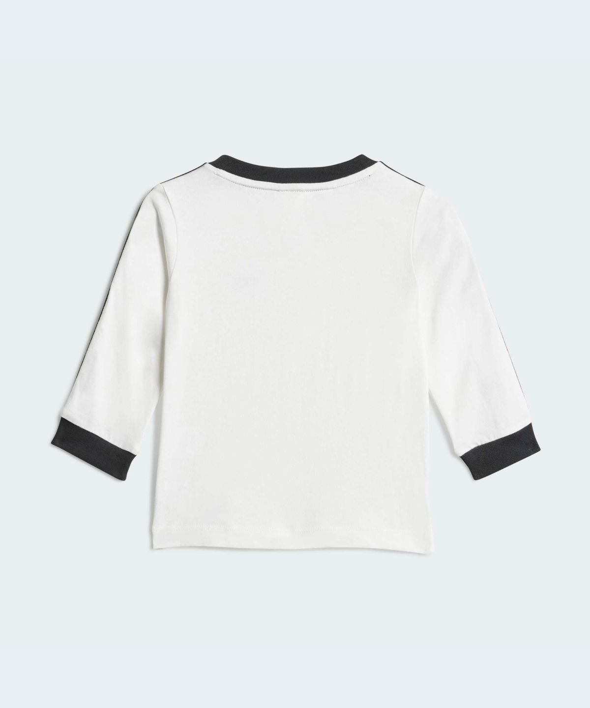 아디다스 키즈(ADIDAS KIDS) 데님 롱 슬리브 키즈 티 세트 인펀트 - 화이트 / JW5312