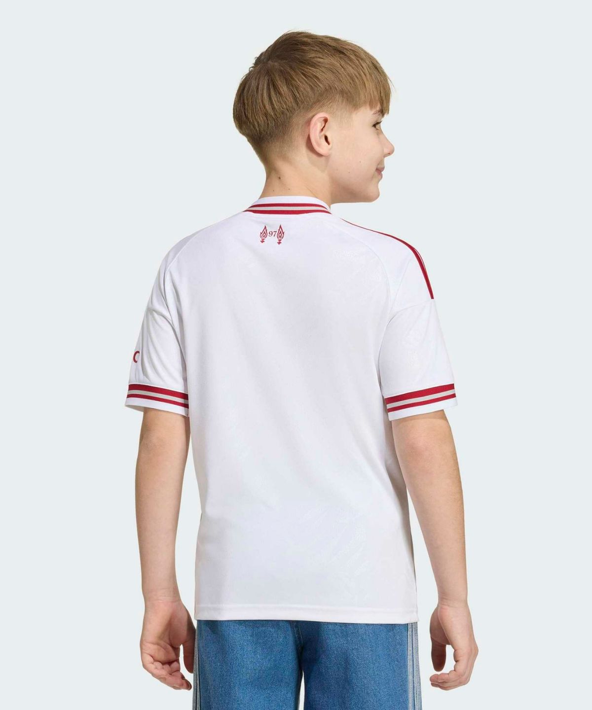 아디다스 키즈(ADIDAS KIDS) 리버풀 FC 26/27 어웨이 저지 주니어 - 화이트 / KB8302