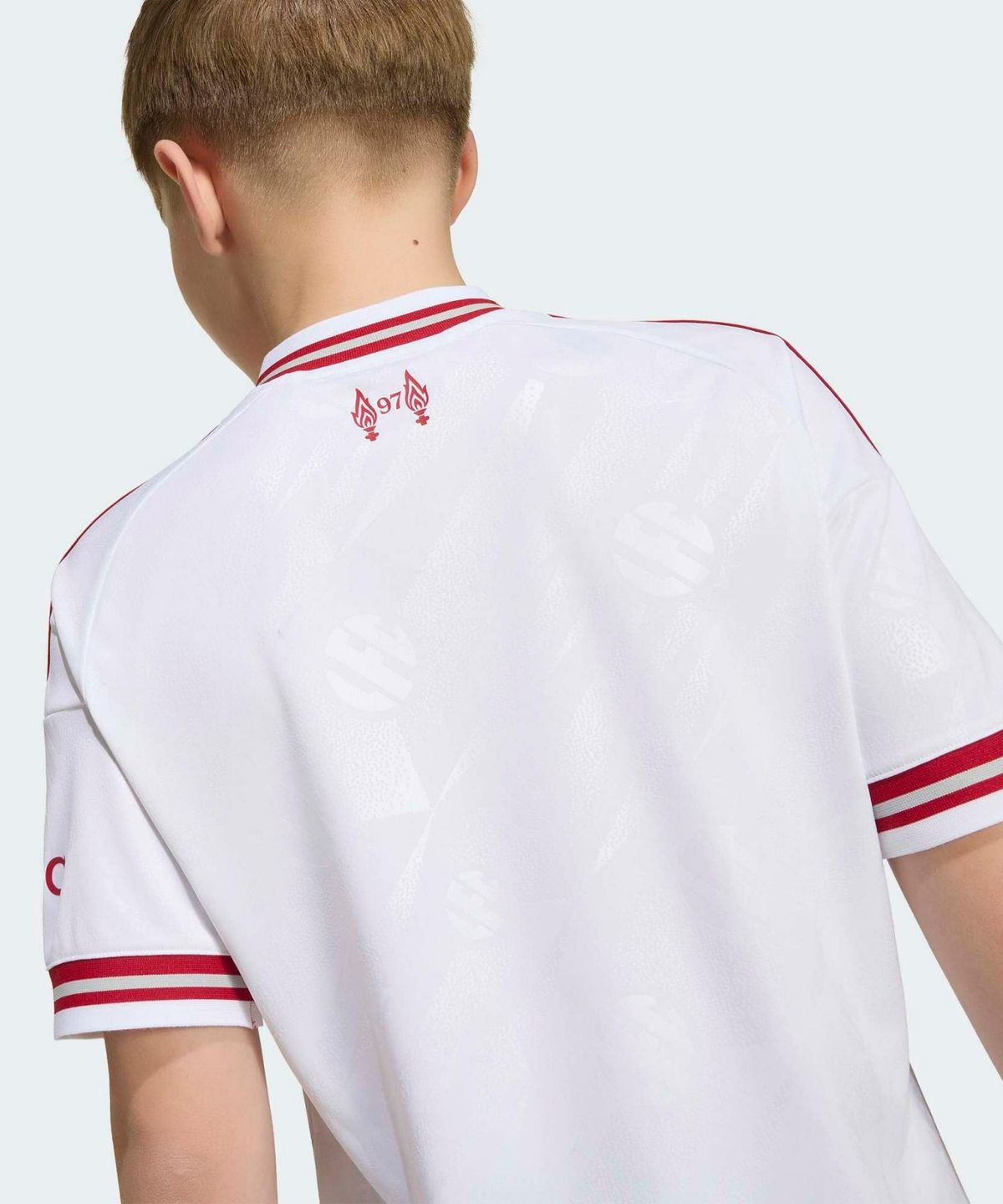아디다스 키즈(ADIDAS KIDS) 리버풀 FC 26/27 어웨이 저지 주니어 - 화이트 / KB8302