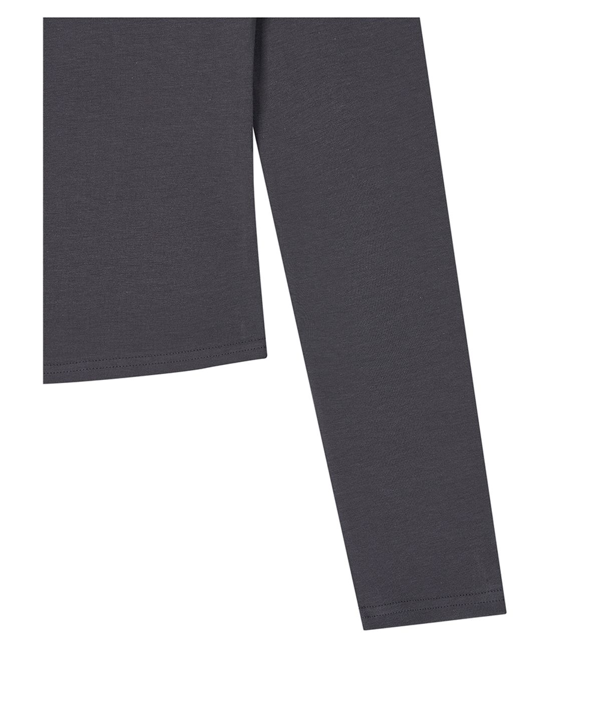 로타입(ROUGHTYPE) Light Off Shoulder Long Sleeve - Charcoal