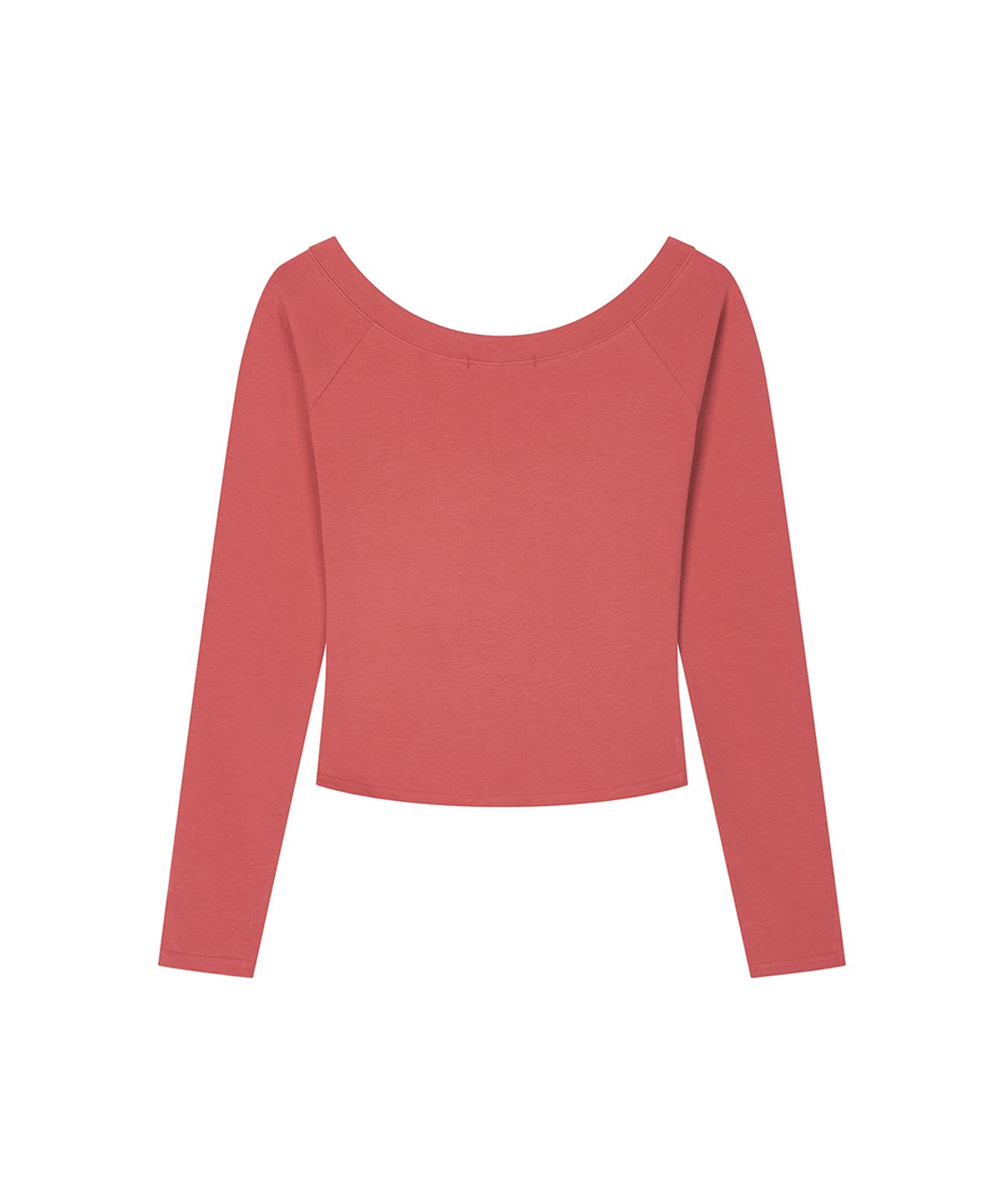 로타입(ROUGHTYPE) Light Off Shoulder Long Sleeve - Pink