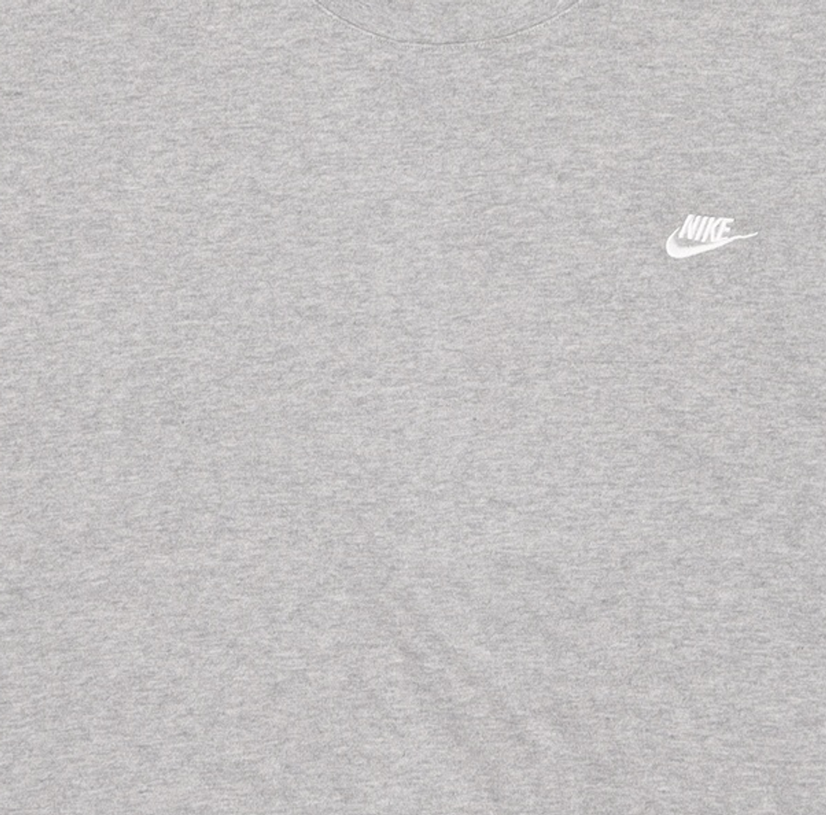 나이키(NIKE) 클럽 플리스 오버사이즈 프렌치 테리 크루 M - 다크 그레이 헤더:라이트 스모크 그레이:화이트 / HJ1820-063 L