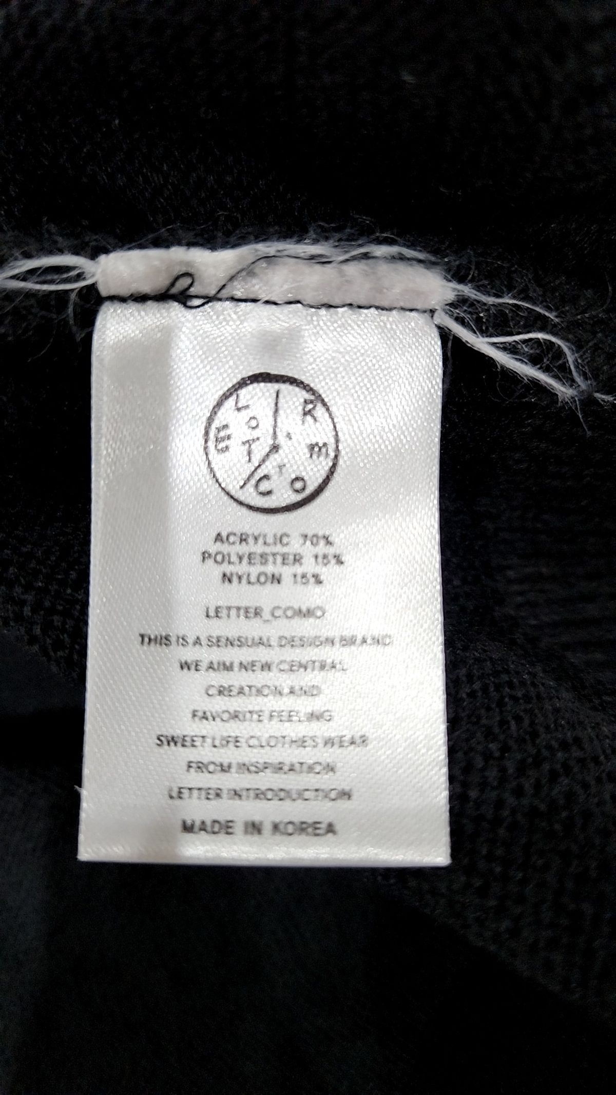 레테르코모(LETTERCOMO) 베스트 L