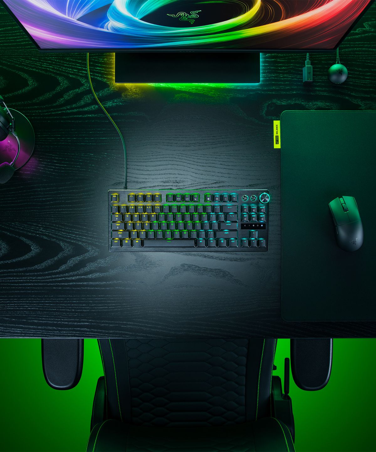 레이저(RAZER) Huntsman V3 Pro Low profile TKL 8KHz 게이밍 키보드 영문배열