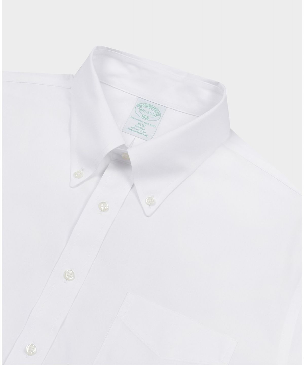 브룩스 브라더스(BROOKS BROTHERS) 논아이론 폴로버튼다운 드레스셔츠 (화이트) (BBTSMF9843)
