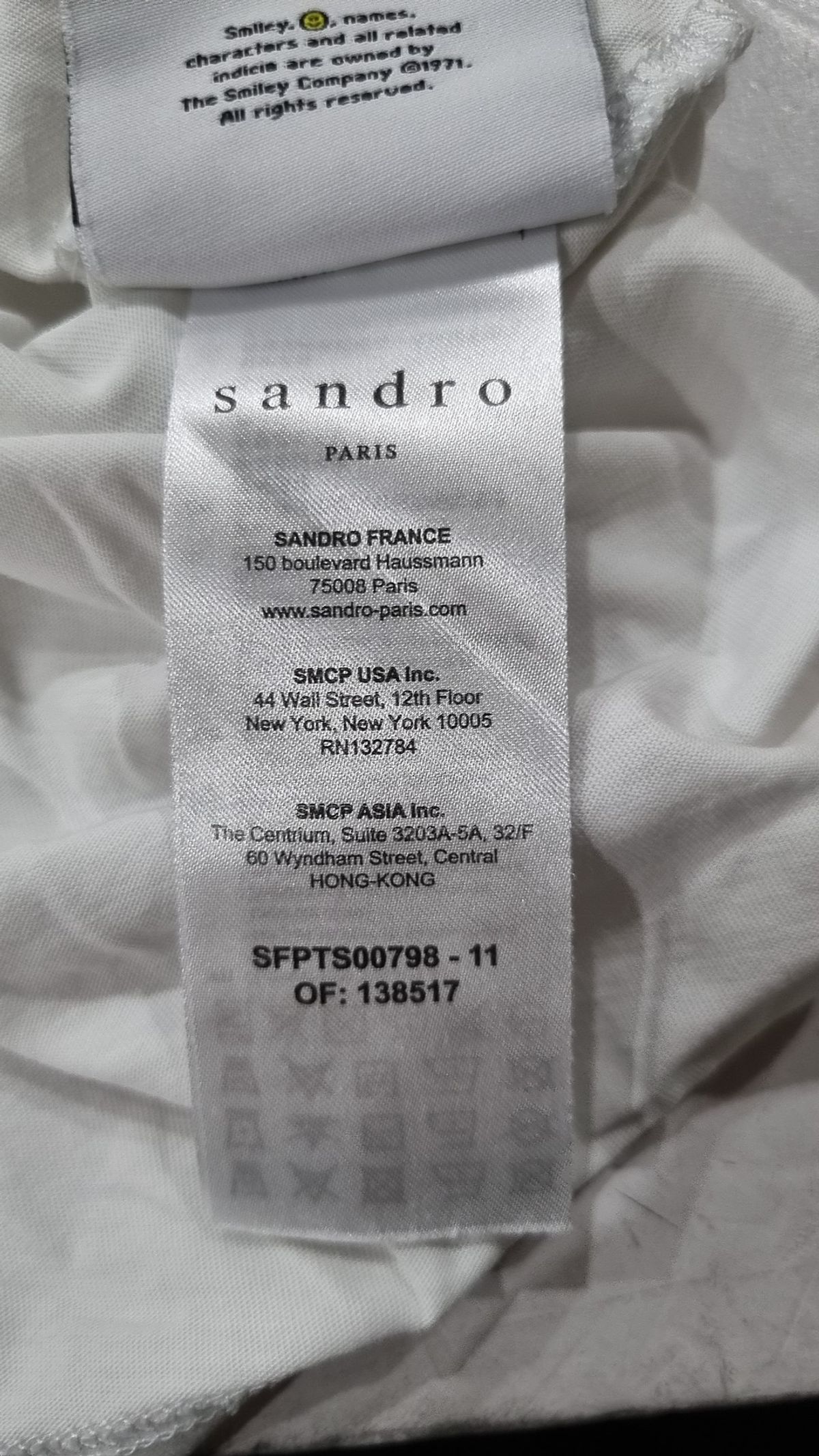 산드로(Sandro) 반소매 티셔츠 L
