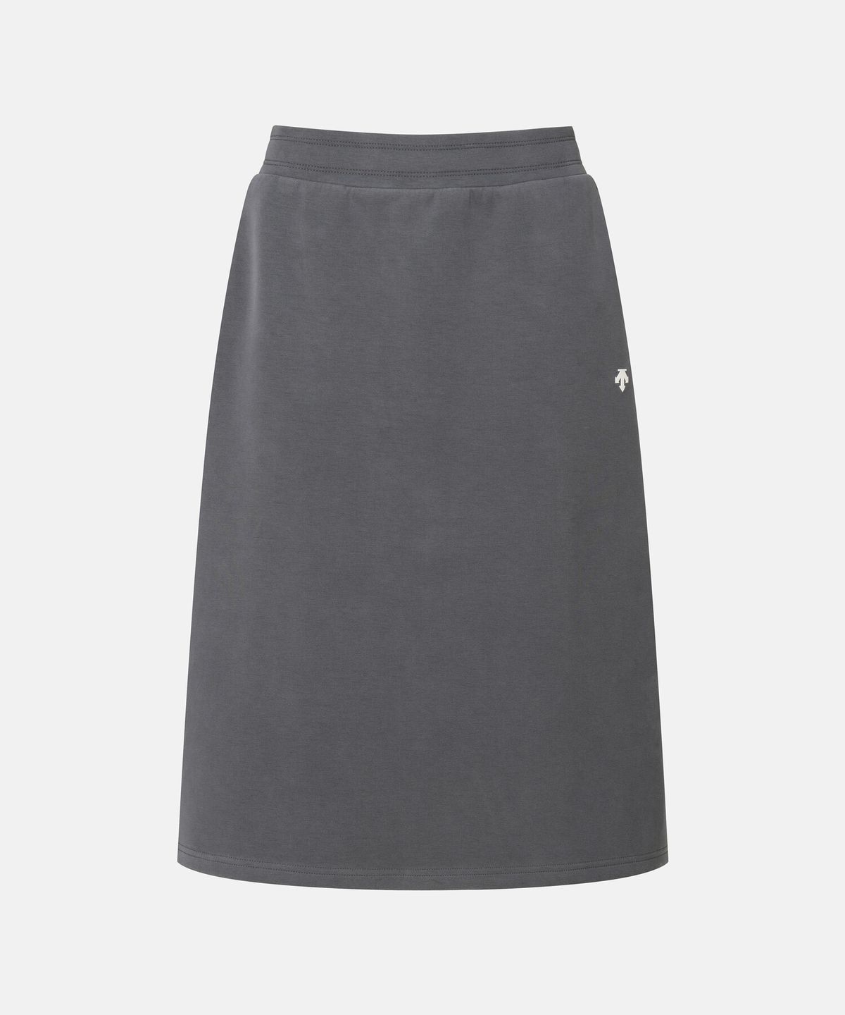 데상트(DESCENTE) 여성 모달 플로우 롱 스커트 차콜 그레이 SR322PSK81