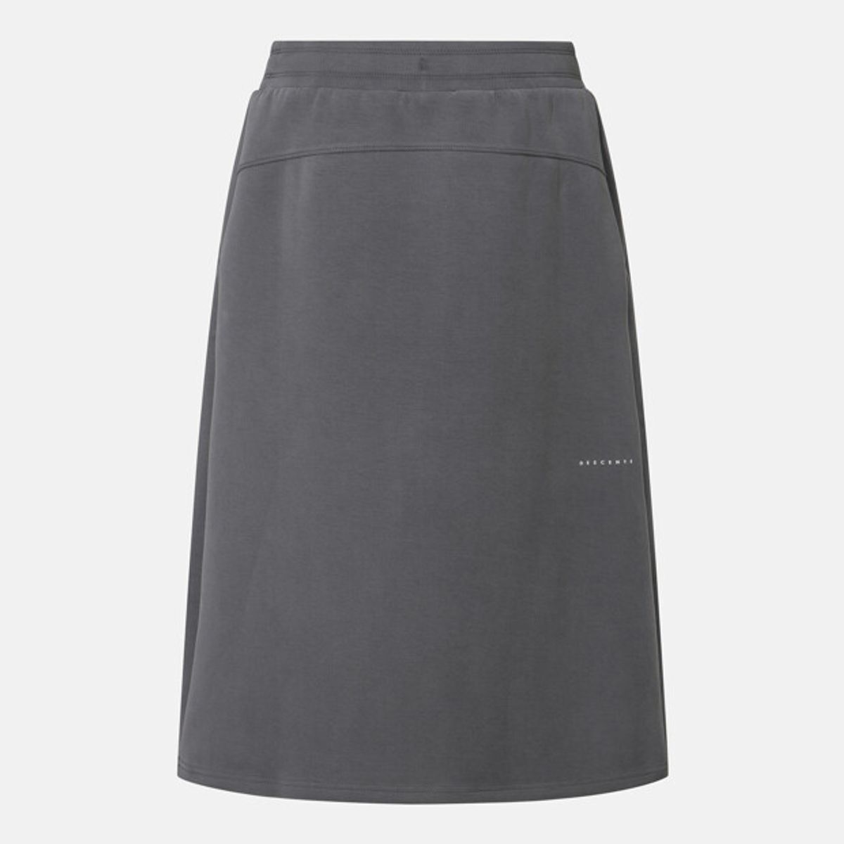 데상트(DESCENTE) 여성 모달 플로우 롱 스커트 차콜 그레이 SR322PSK81