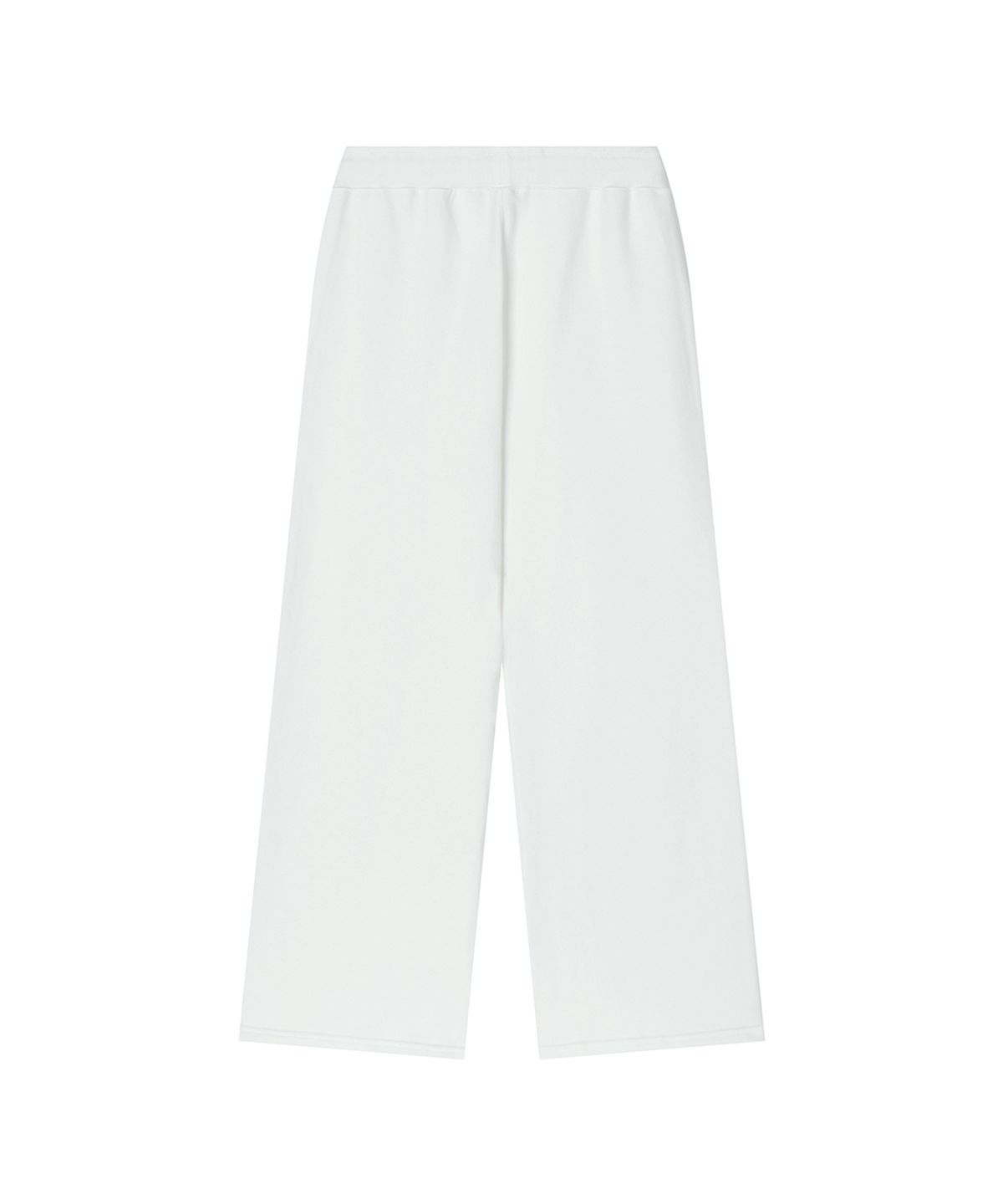 로타입(ROUGHTYPE) Slim Fit Applique Sweatpants - White
