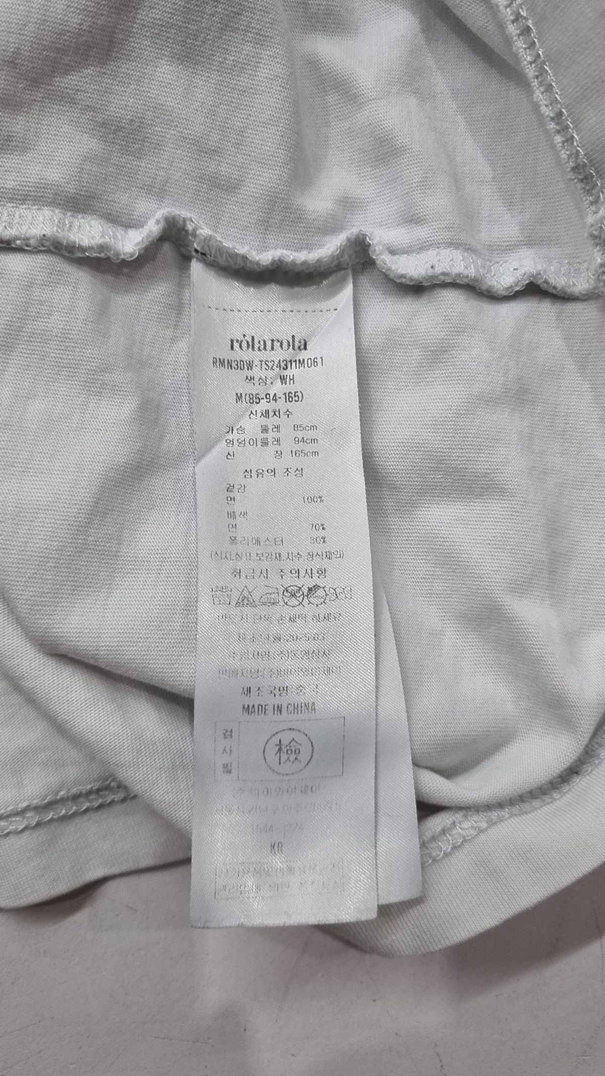 로라로라(ROLAROLA) 반소매 티셔츠 M