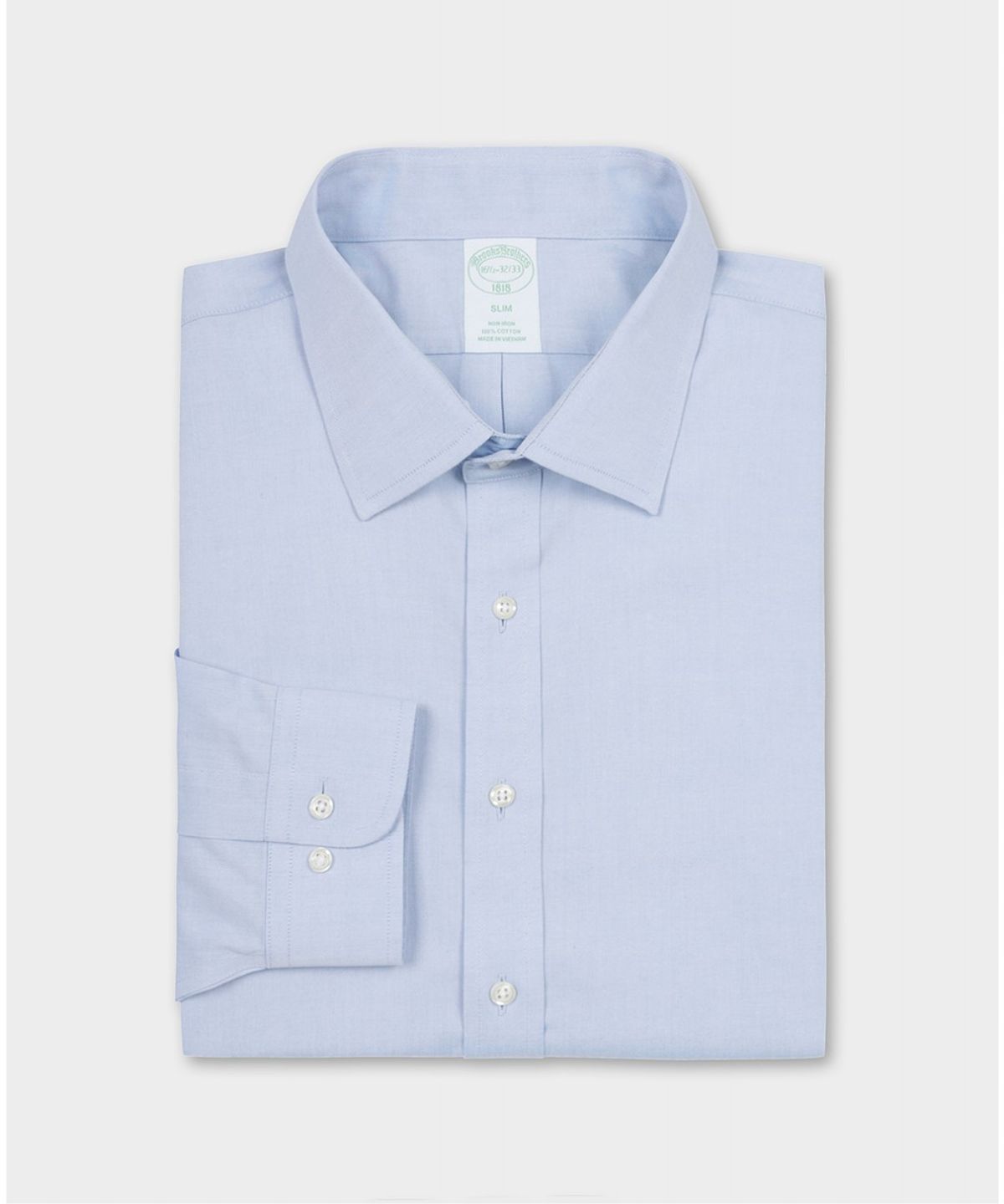 브룩스 브라더스(BROOKS BROTHERS) 논아이론 에인즐리 드레스셔츠 (라이트블루) (BBTSMF2509)