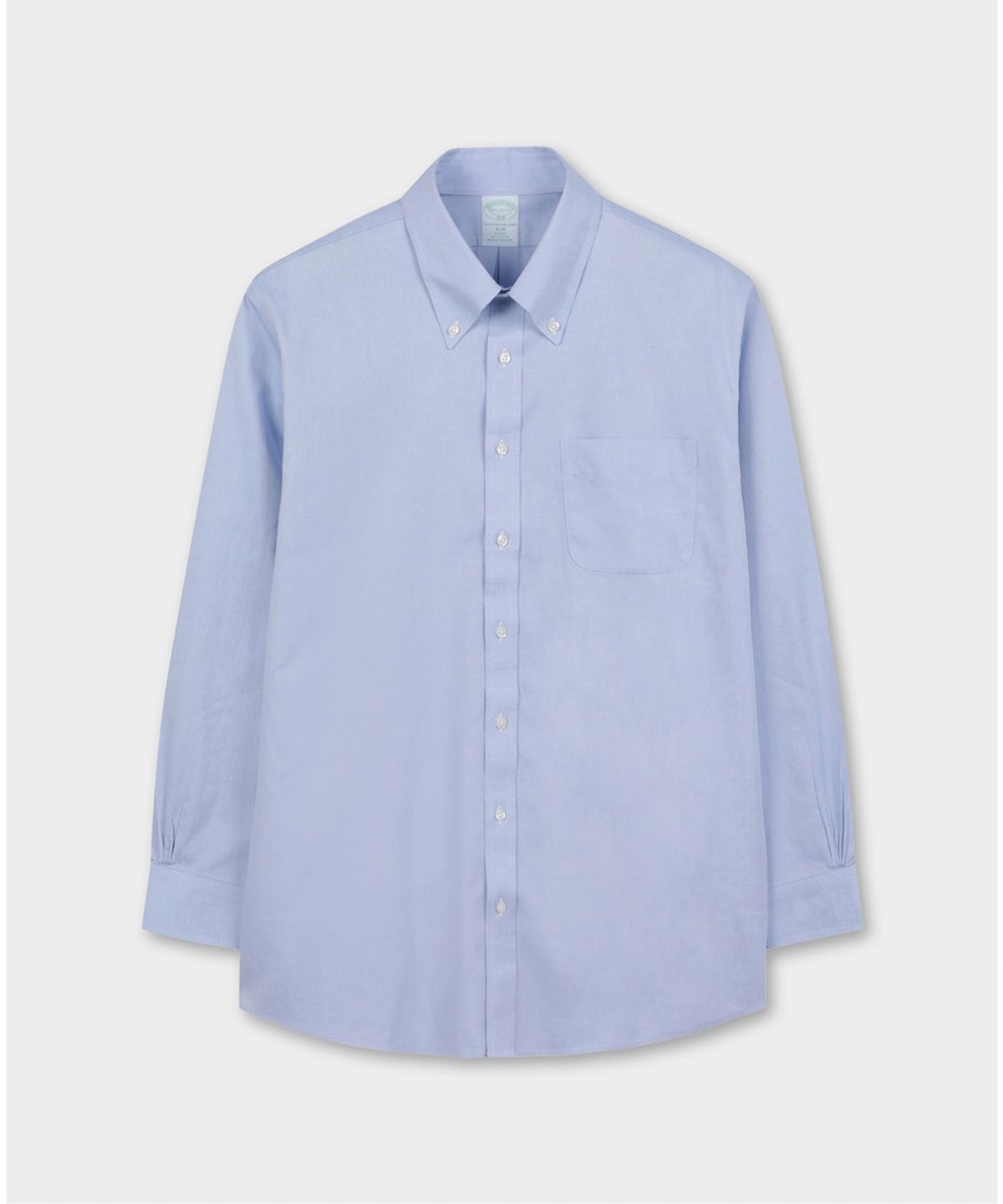 브룩스 브라더스(BROOKS BROTHERS) 논아이론 폴로버튼다운 드레스셔츠 (라이트블루) (BBTSMF9842)