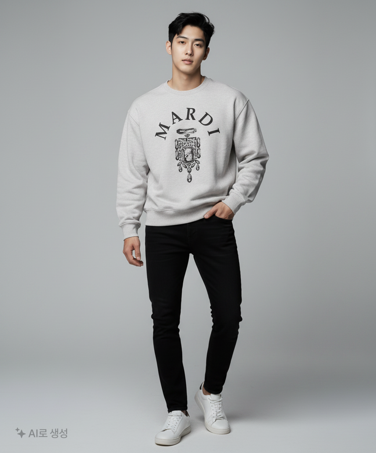 마르디 메크르디(MARDI MERCREDI) 맨투맨/스웨트셔츠 L