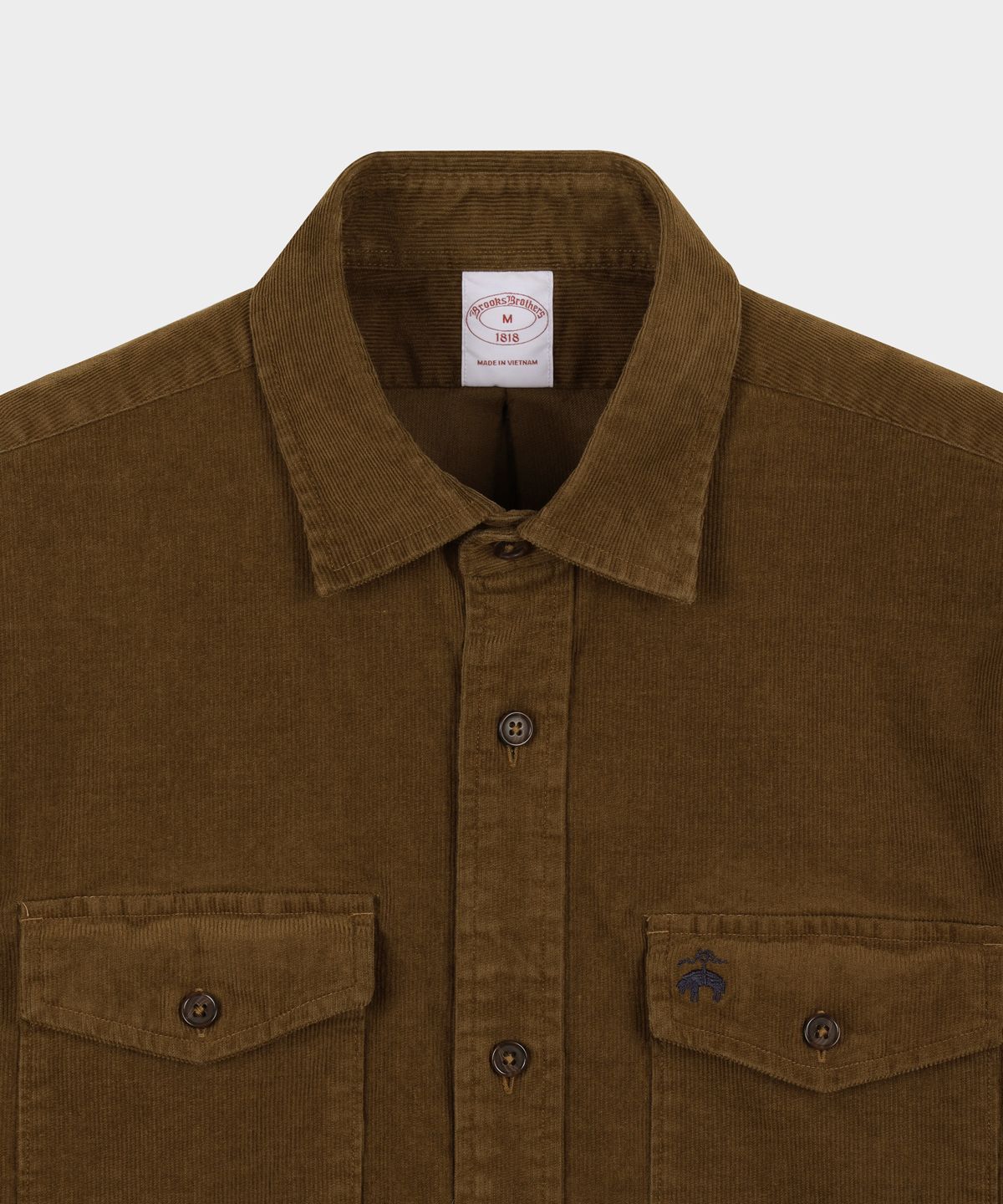 브룩스 브라더스(BROOKS BROTHERS) 코듀로이 셔츠 재킷 (브라운) (BBTHMNG401)