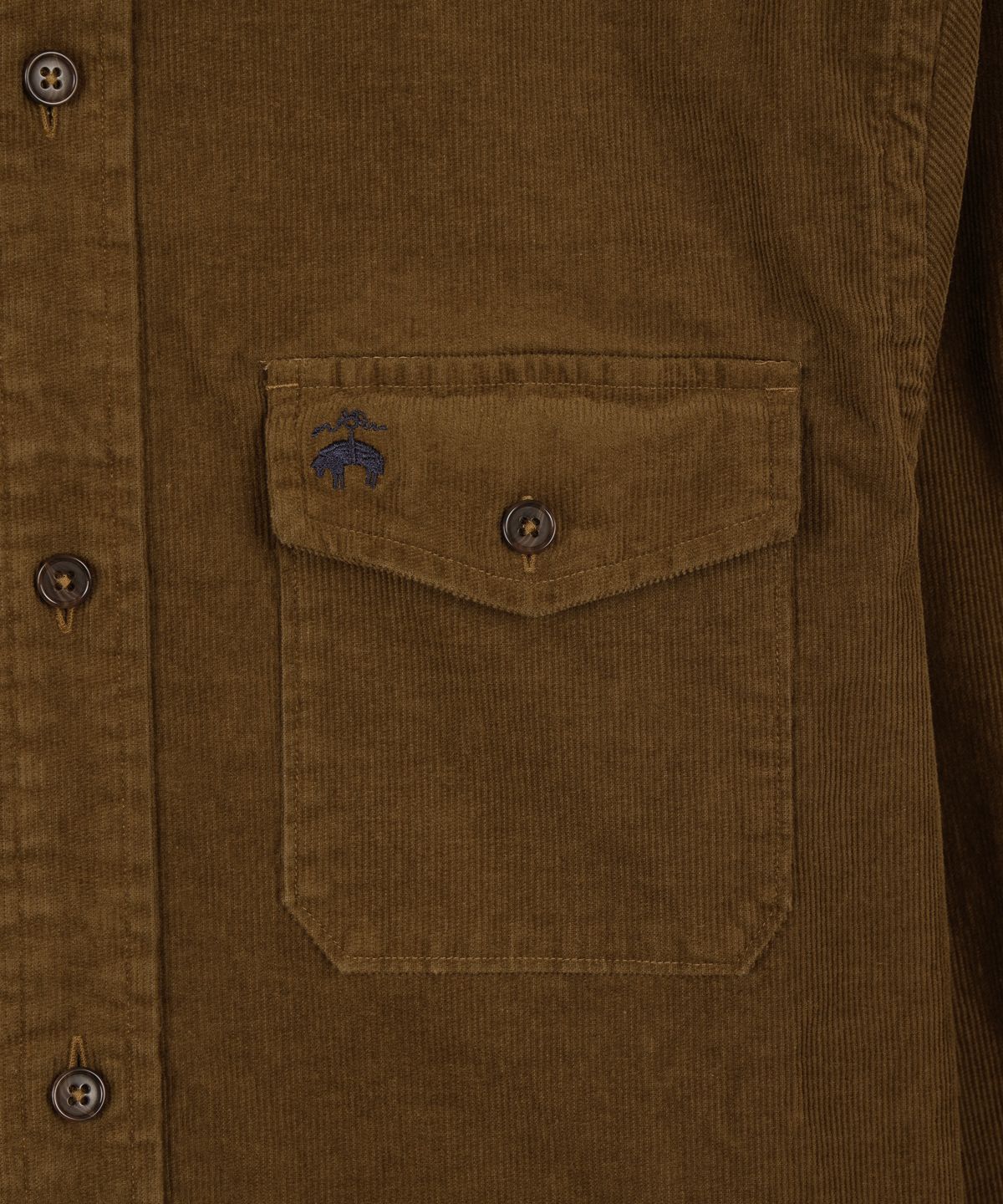 브룩스 브라더스(BROOKS BROTHERS) 코듀로이 셔츠 재킷 (브라운) (BBTHMNG401)