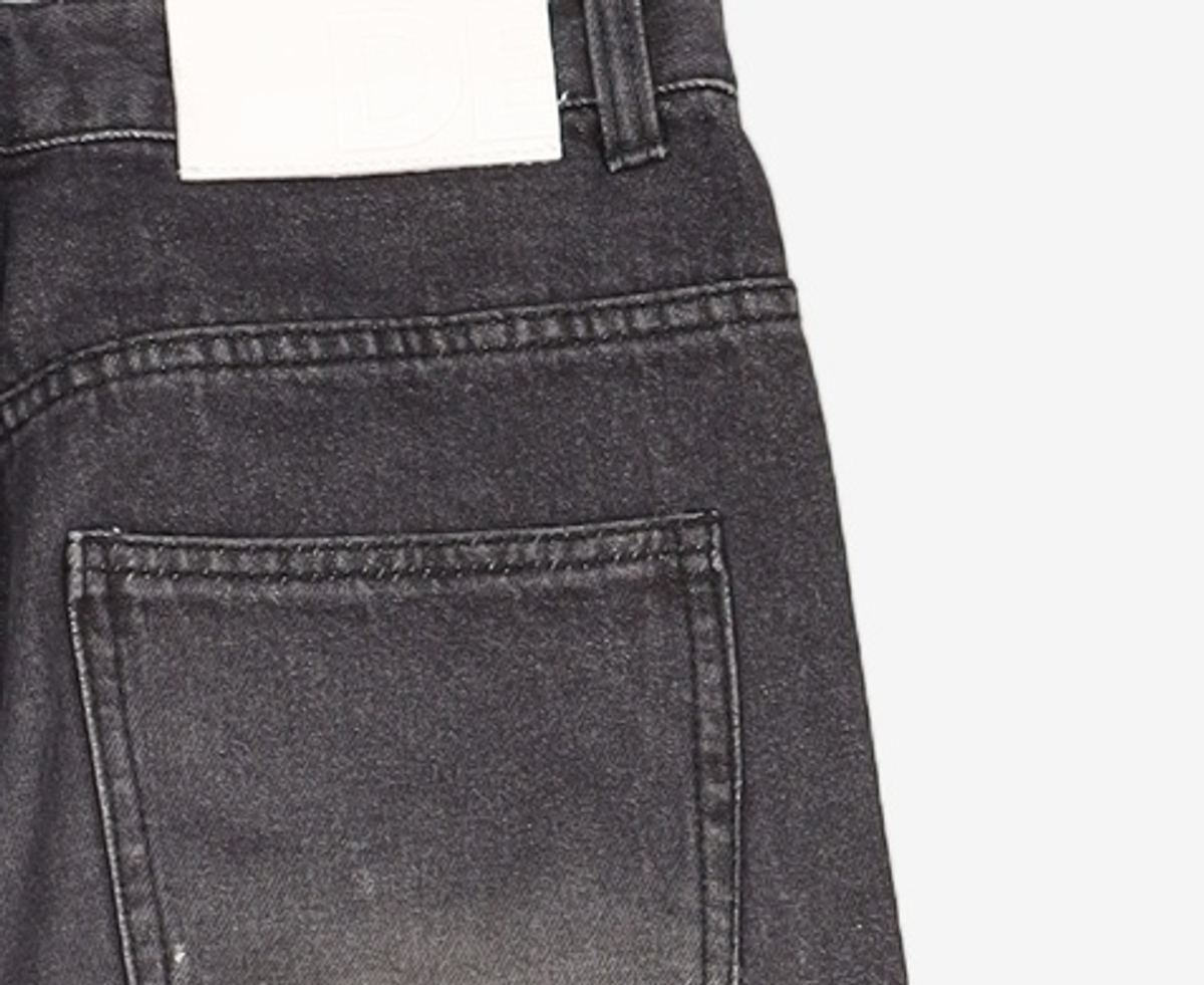 데케트(DECET) Dawn Semi Wide Jeans DCPT002Black 28