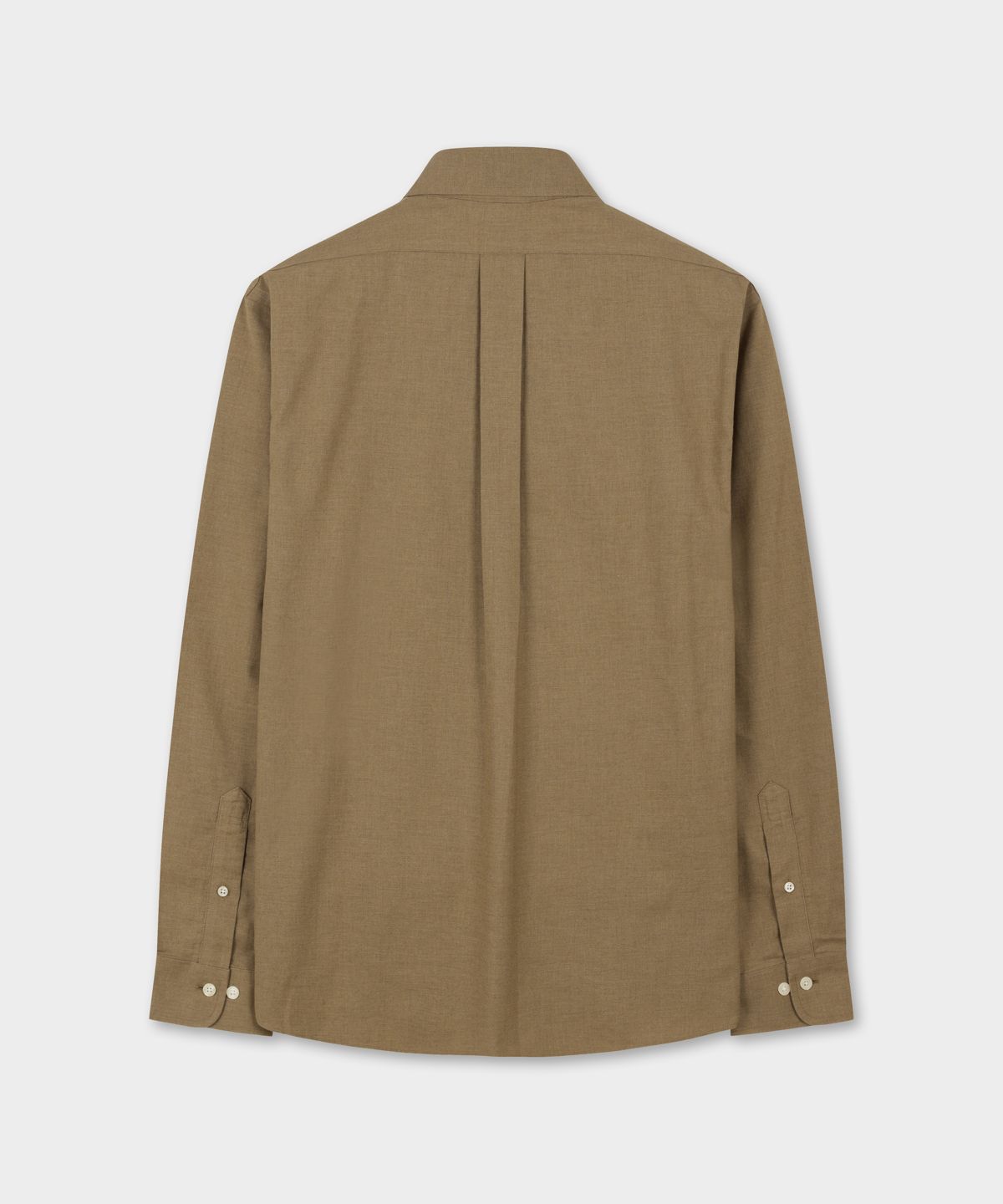 브룩스 브라더스(BROOKS BROTHERS) 논아이론 옥스포드 솔리드 셔츠 (브라운) (BBTHMMG305)