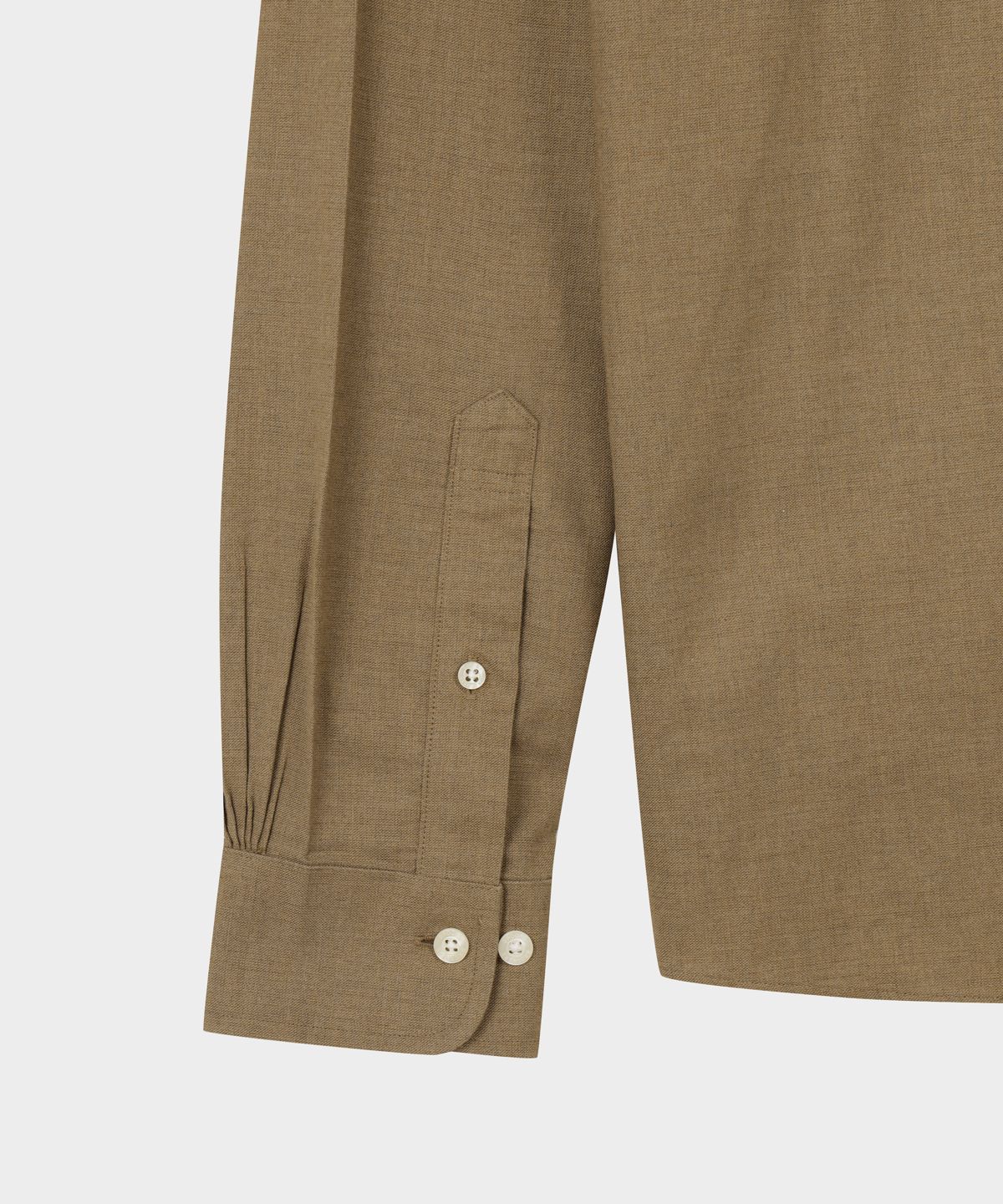 브룩스 브라더스(BROOKS BROTHERS) 논아이론 옥스포드 솔리드 셔츠 (브라운) (BBTHMMG305)