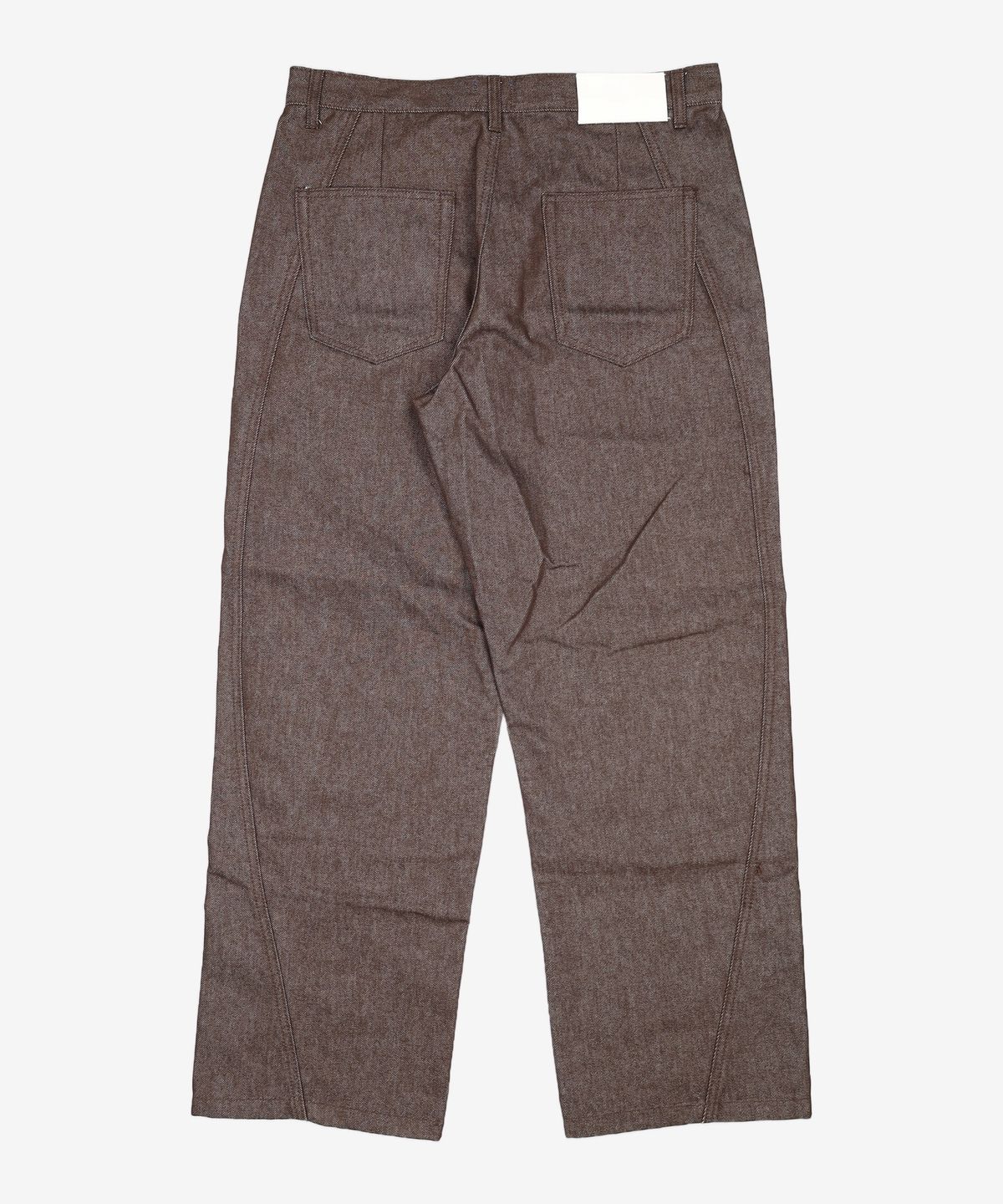 데케트(DECET) Curved Wide Jeans DCPT033CPBrown 32