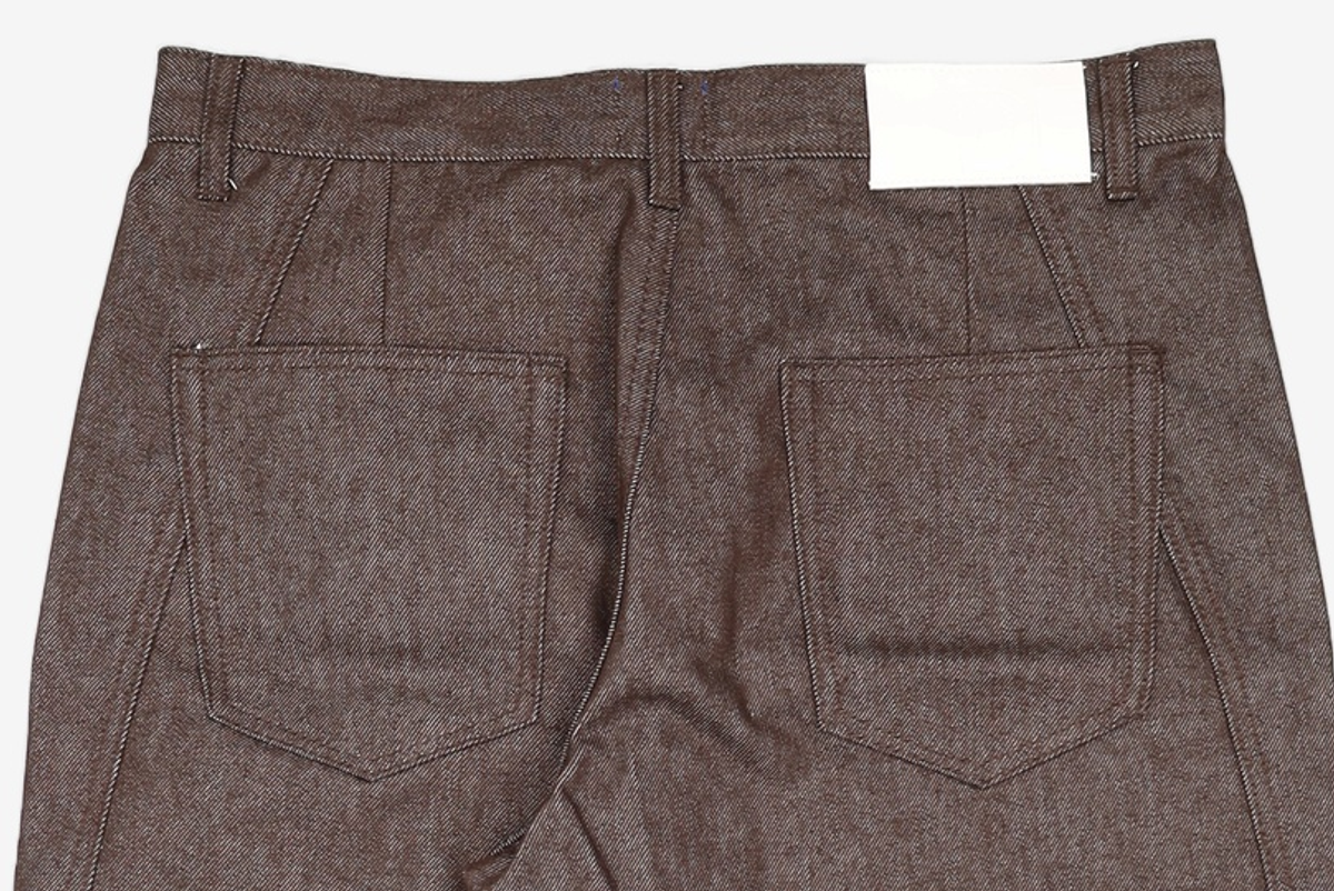 데케트(DECET) Curved Wide Jeans DCPT033CPBrown 32