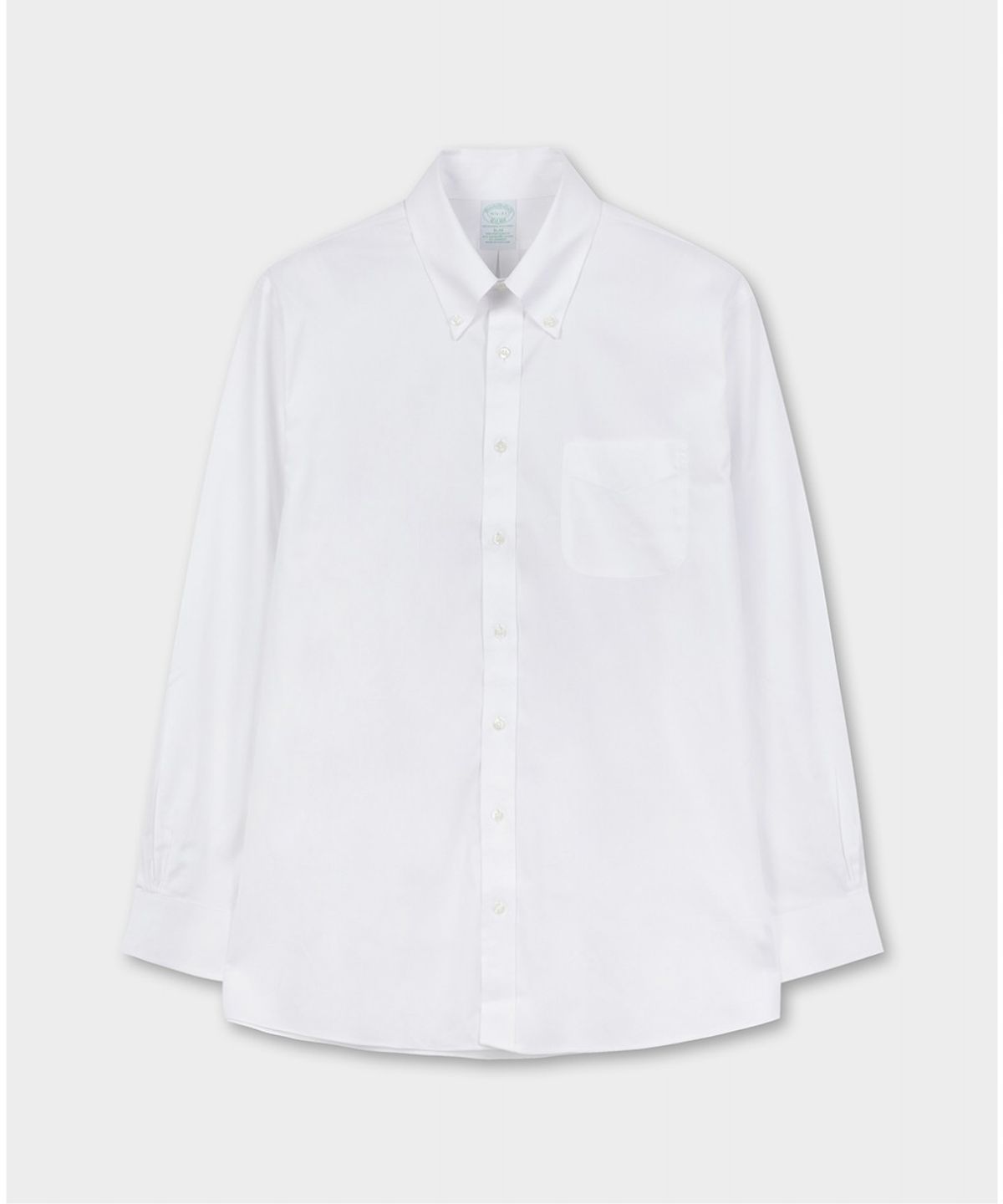 브룩스 브라더스(BROOKS BROTHERS) 논아이론 폴로버튼다운 드레스셔츠 (화이트) (BBTSMM9385A)