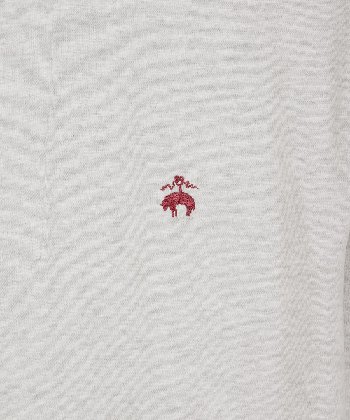브룩스 브라더스(BROOKS BROTHERS) 솔리드 데님 럭비 셔츠 (그레이) (BBNTMMG303)