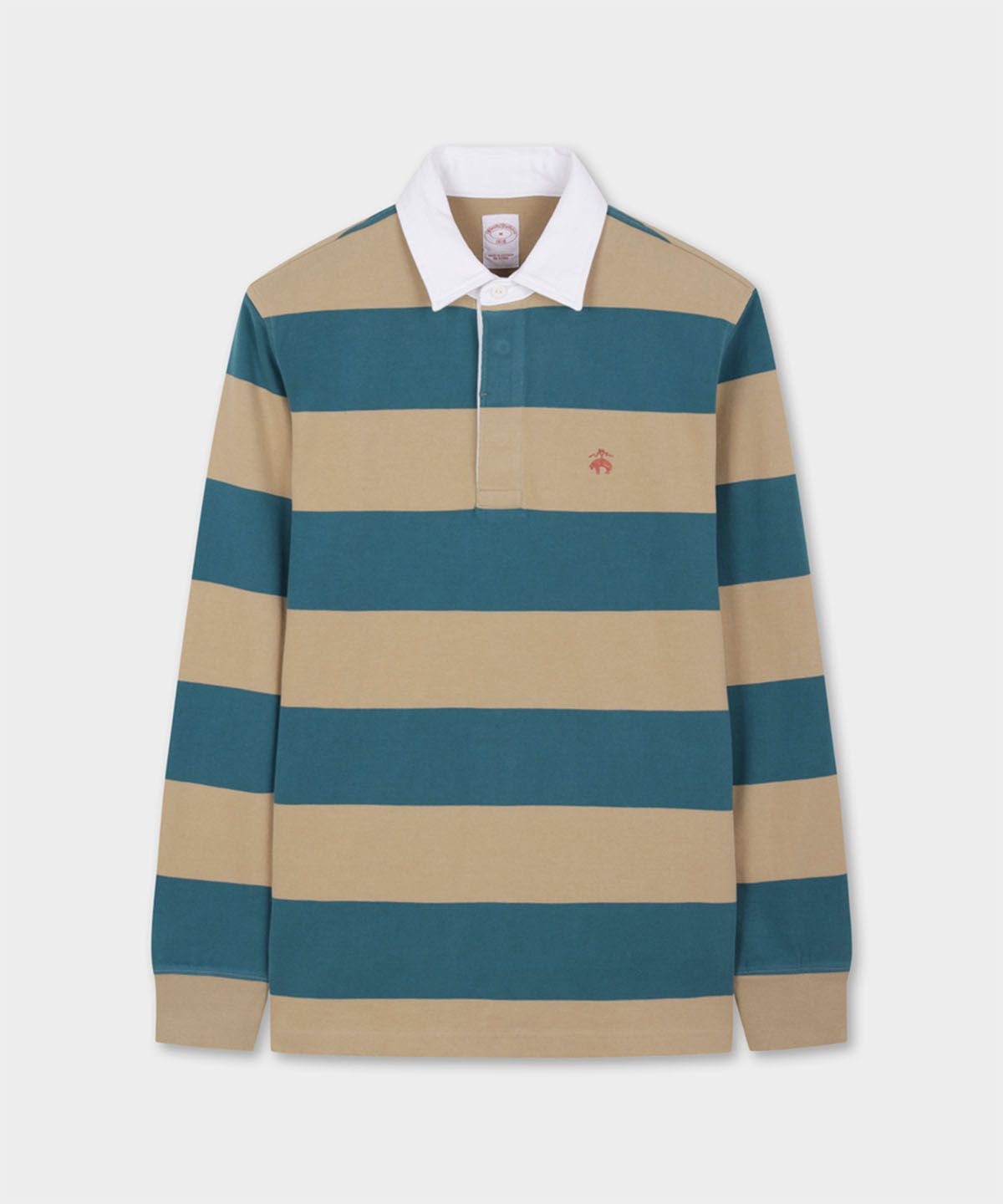 브룩스 브라더스(BROOKS BROTHERS) 볼드 스트라이프 럭비 셔츠 (블루) (BBNTMMG301)