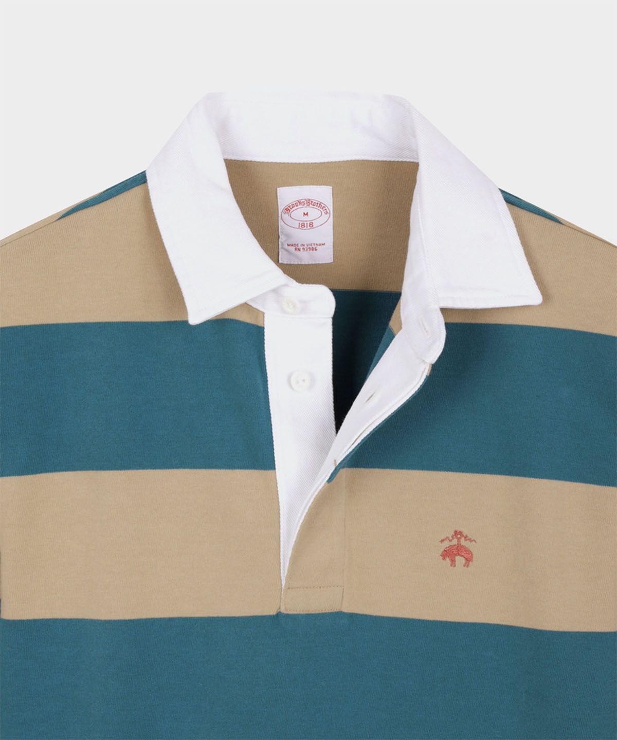 브룩스 브라더스(BROOKS BROTHERS) 볼드 스트라이프 럭비 셔츠 (블루) (BBNTMMG301)