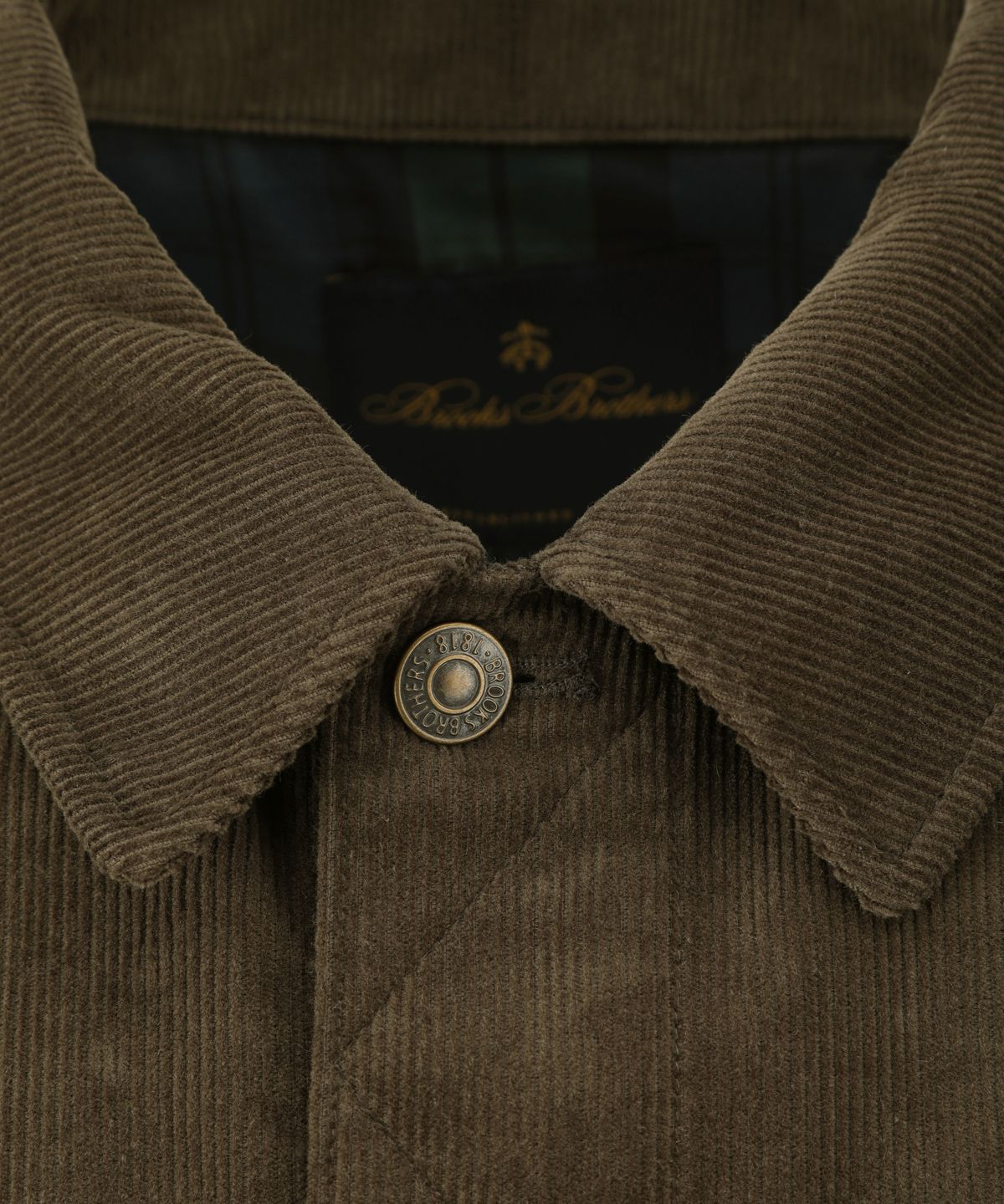 브룩스 브라더스(BROOKS BROTHERS) [Heritage] 코듀로이 트러커 재킷 (카키) (BBOTMHG309)