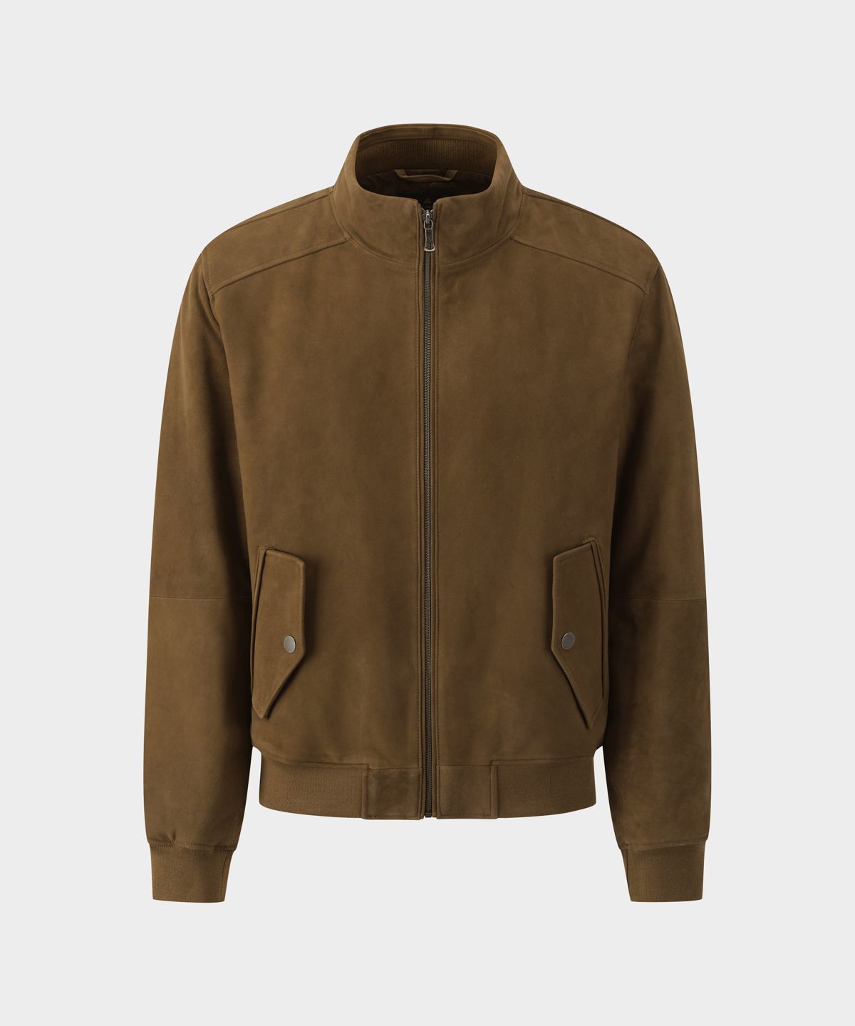 브룩스 브라더스(BROOKS BROTHERS) 스웨이드 봄버 재킷 (다크베이지) (BBLJMNG301)