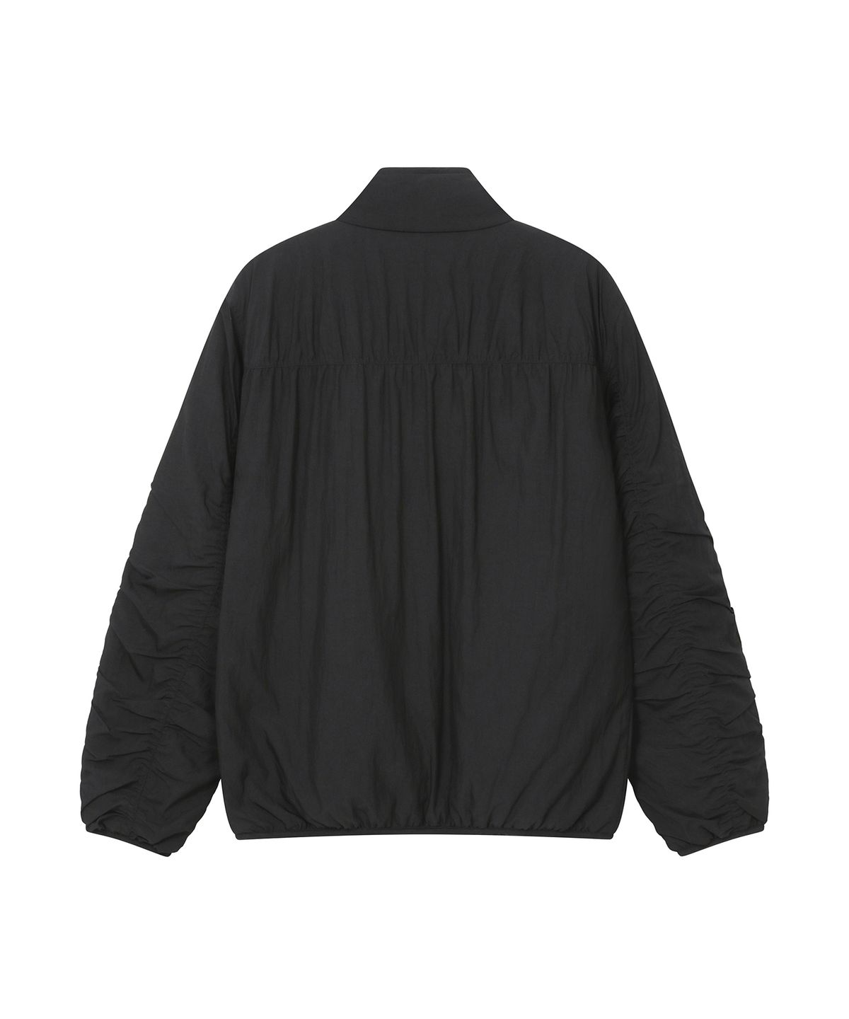 미세키서울(MISEKI SEOUL) Diagonal shirring padded jacket BLACK
