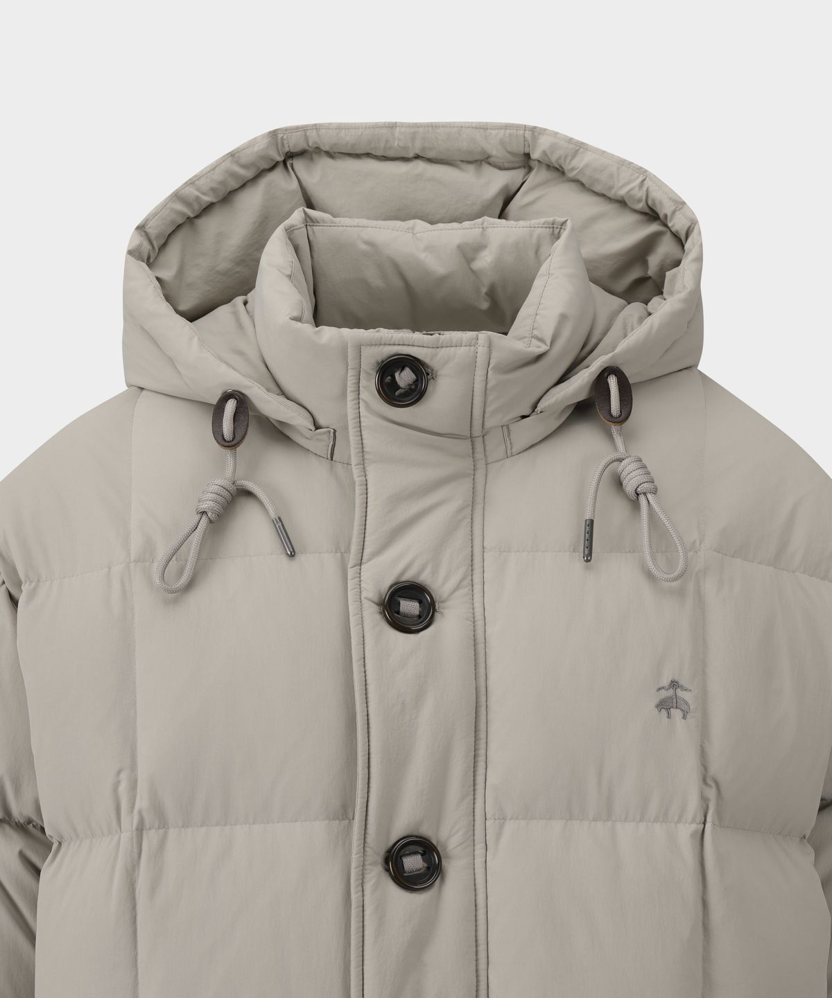 브룩스 브라더스(BROOKS BROTHERS) 카라코람 다운 점퍼 (라이트그레이) (BBOPMUG405)