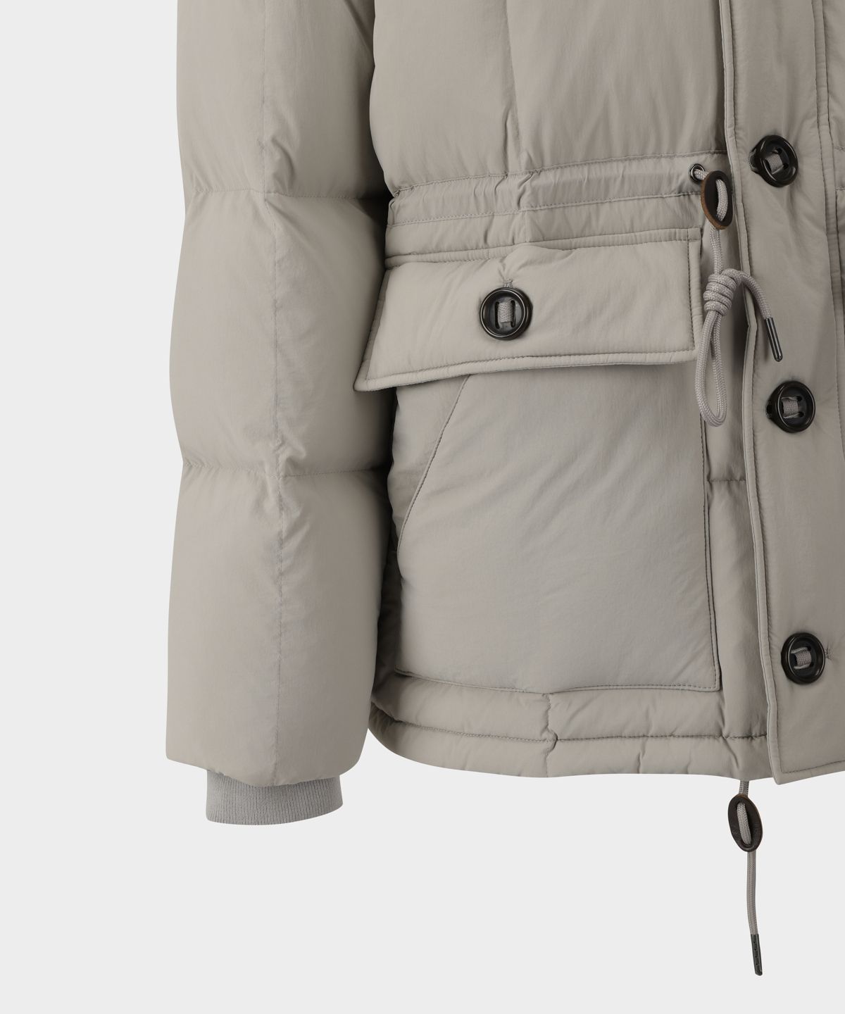 브룩스 브라더스(BROOKS BROTHERS) 카라코람 다운 점퍼 (라이트그레이) (BBOPMUG405)