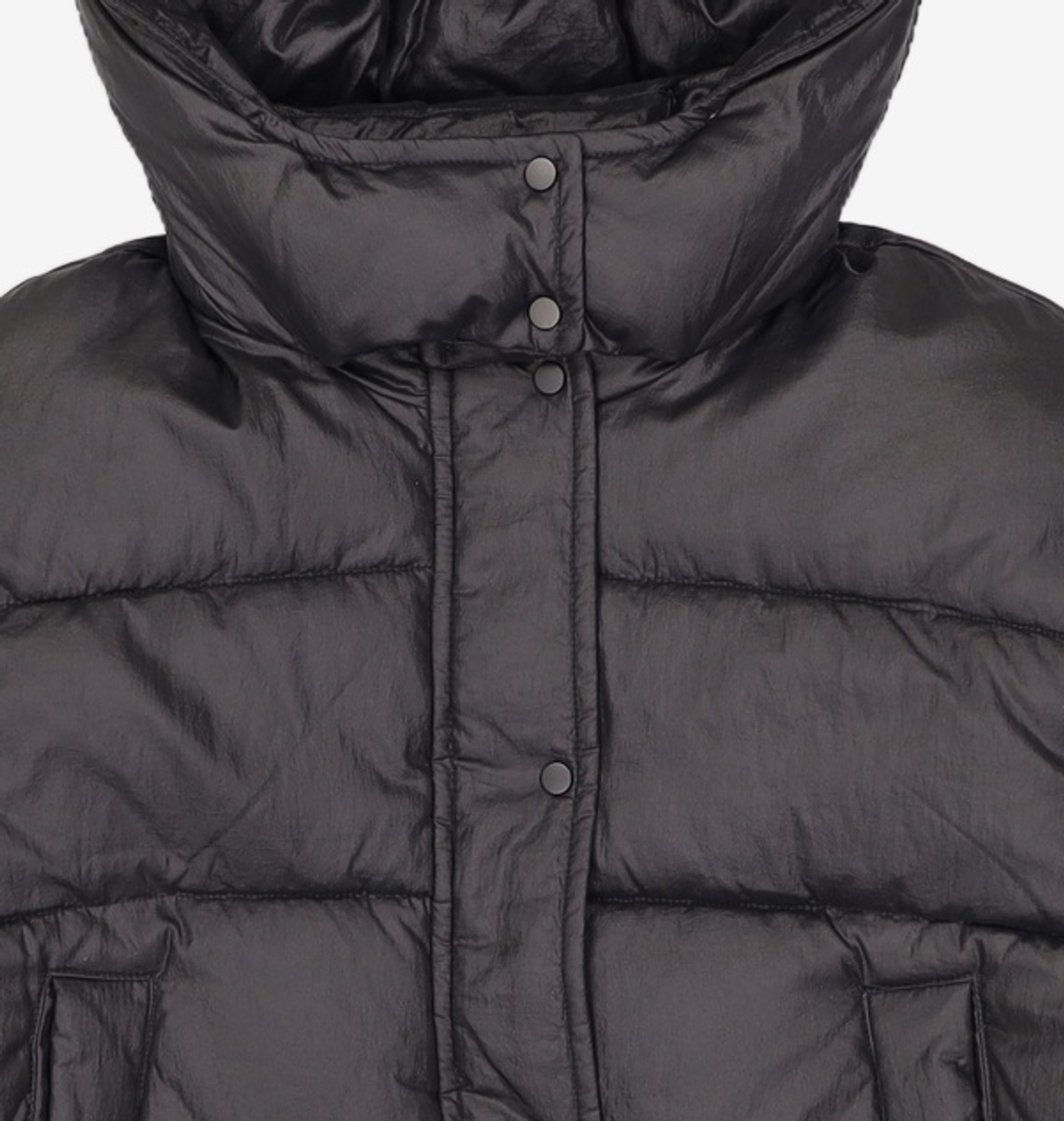 미쏘(MIXXO) 후드 크롭 패딩_MIWJPDV02C L