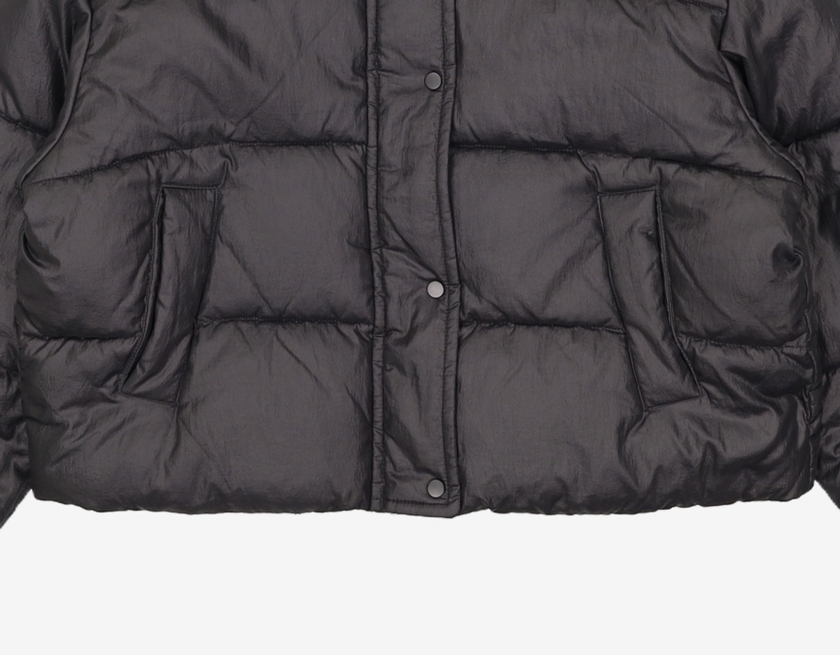 미쏘(MIXXO) 후드 크롭 패딩_MIWJPDV02C L