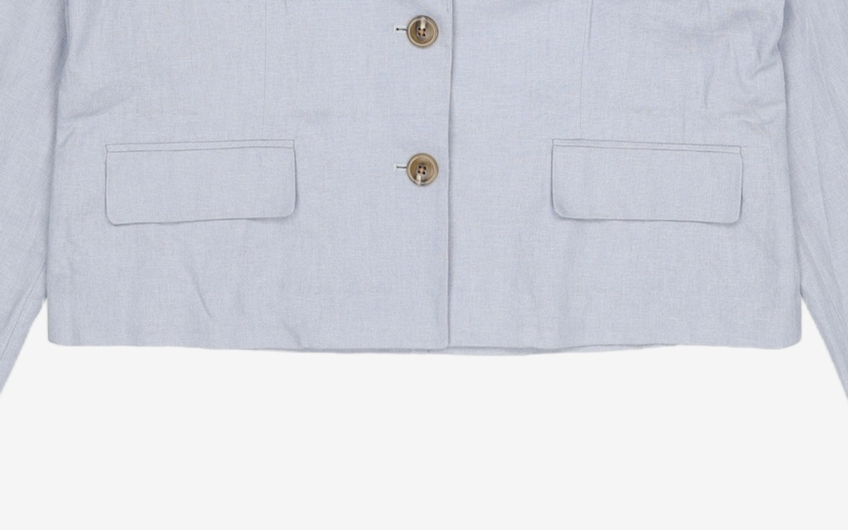 미쏘(MIXXO) 테일러드 일자핏 싱글 숏자켓 MIWJKB502G L