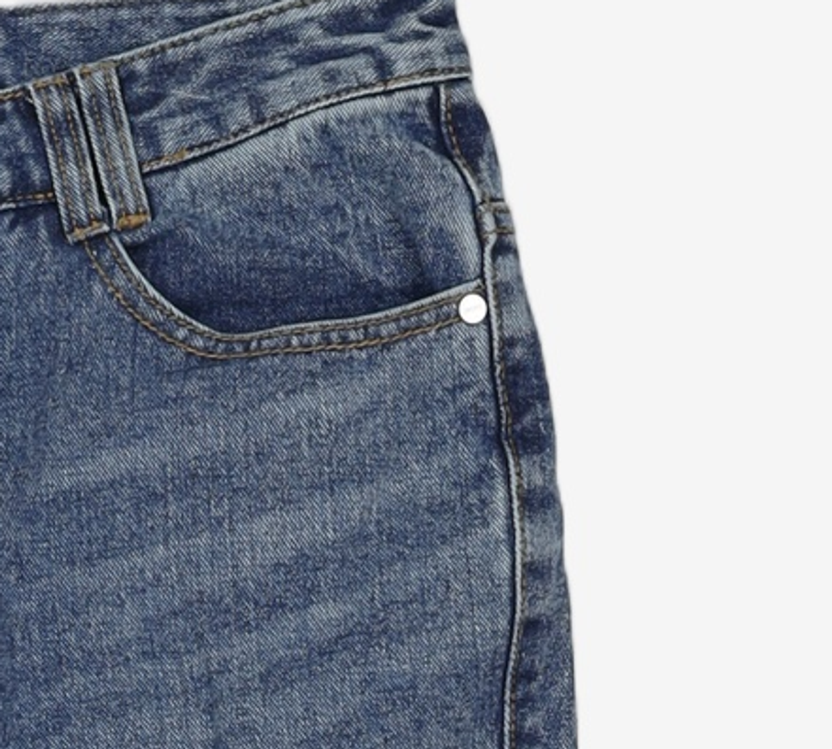 데케트(DECET) Dawn Semi Wide Jeans DCPT002LaserBlue 28