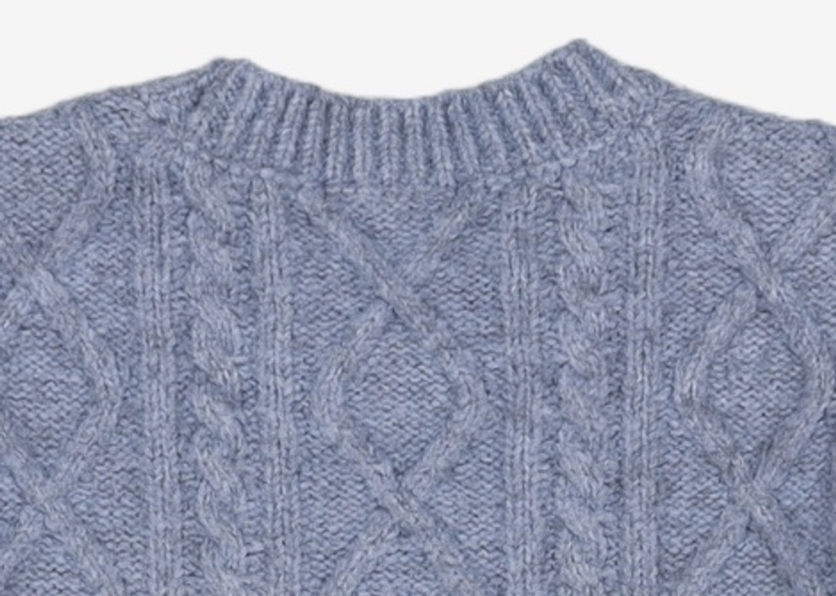 미쏘(MIXXO) 보카시 케이블 풀오버 (KABV17T RE) MIWKABC4QT S