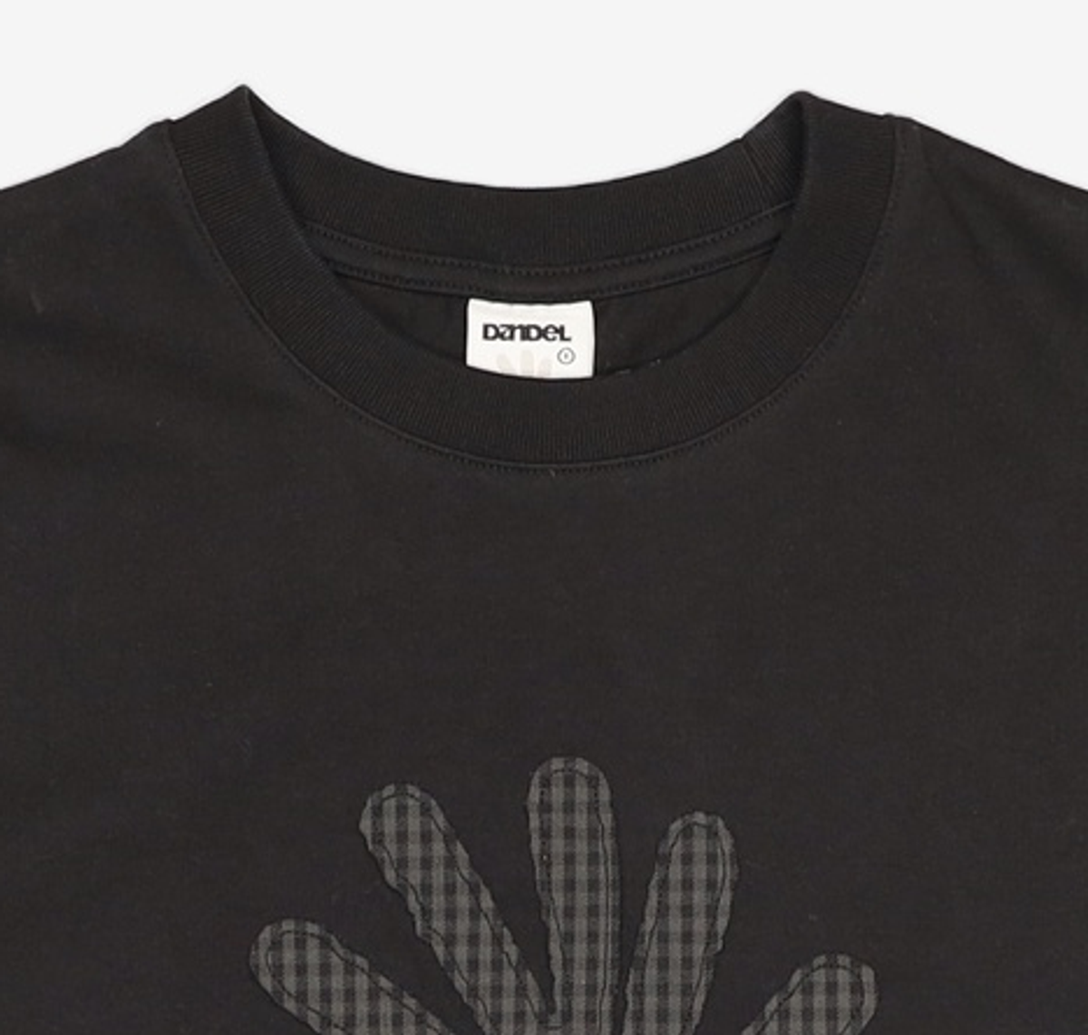 단델(DANDEL) DD symbol applique tee (BLACK) 1