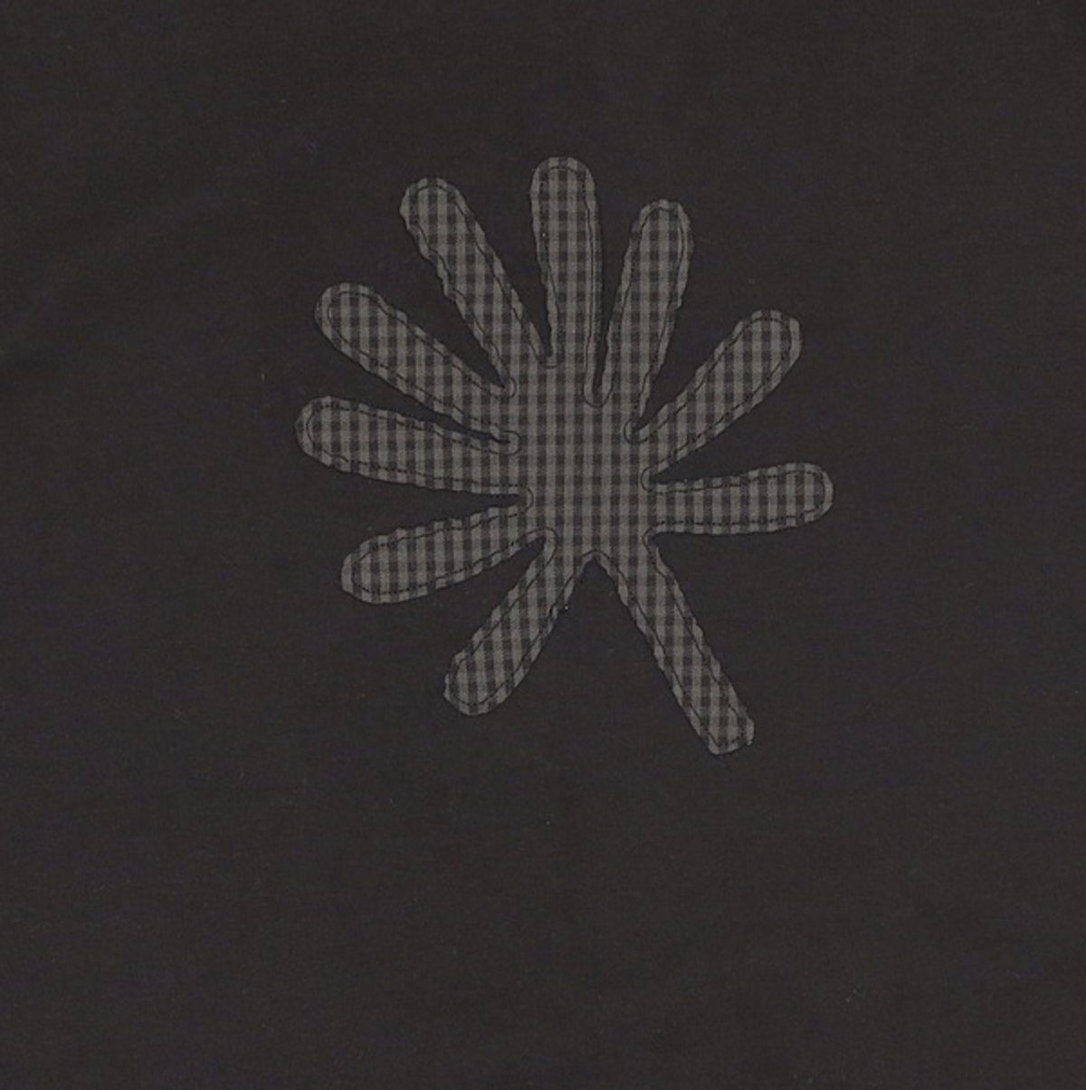 단델(DANDEL) DD symbol applique tee (BLACK) 1