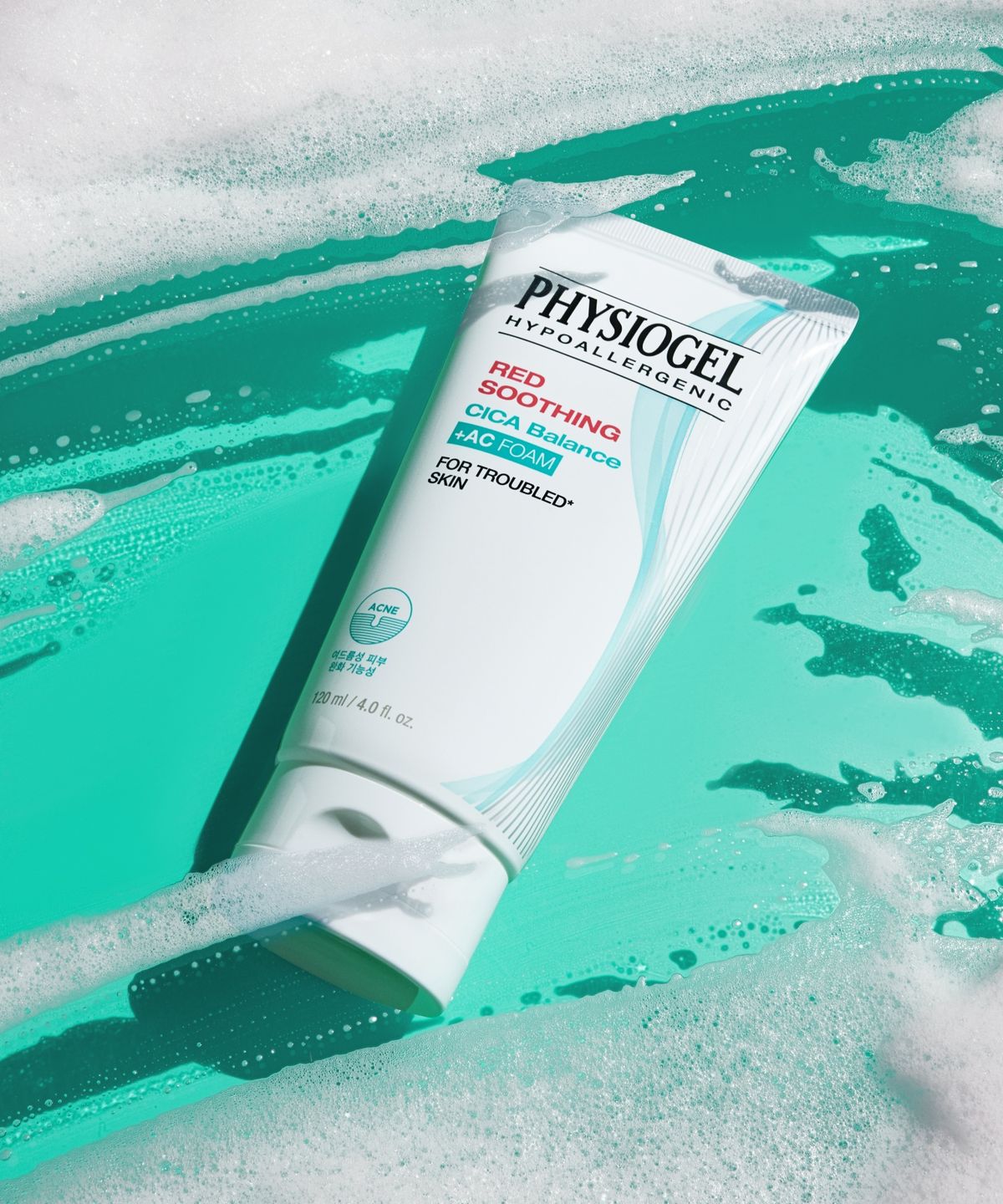 피지오겔(PHYSIOGEL) 피지오겔 레드수딩 시카밸런스 AC 폼클렌저 120mL