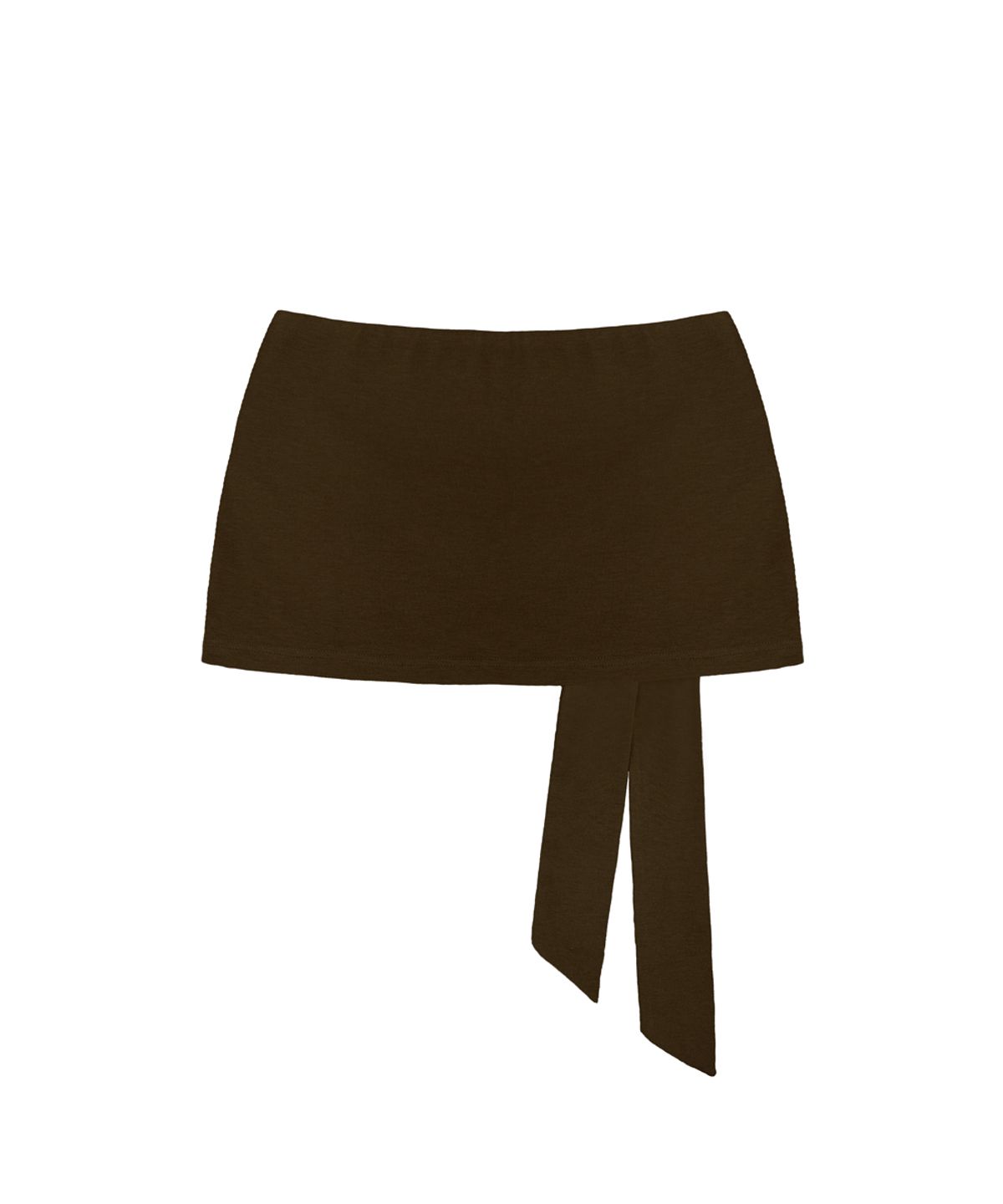 파시온(PASION) 콜레트 슬림 글램 미니 스커트_브라운 Colette Slim Glam Mini Skirt_Brown