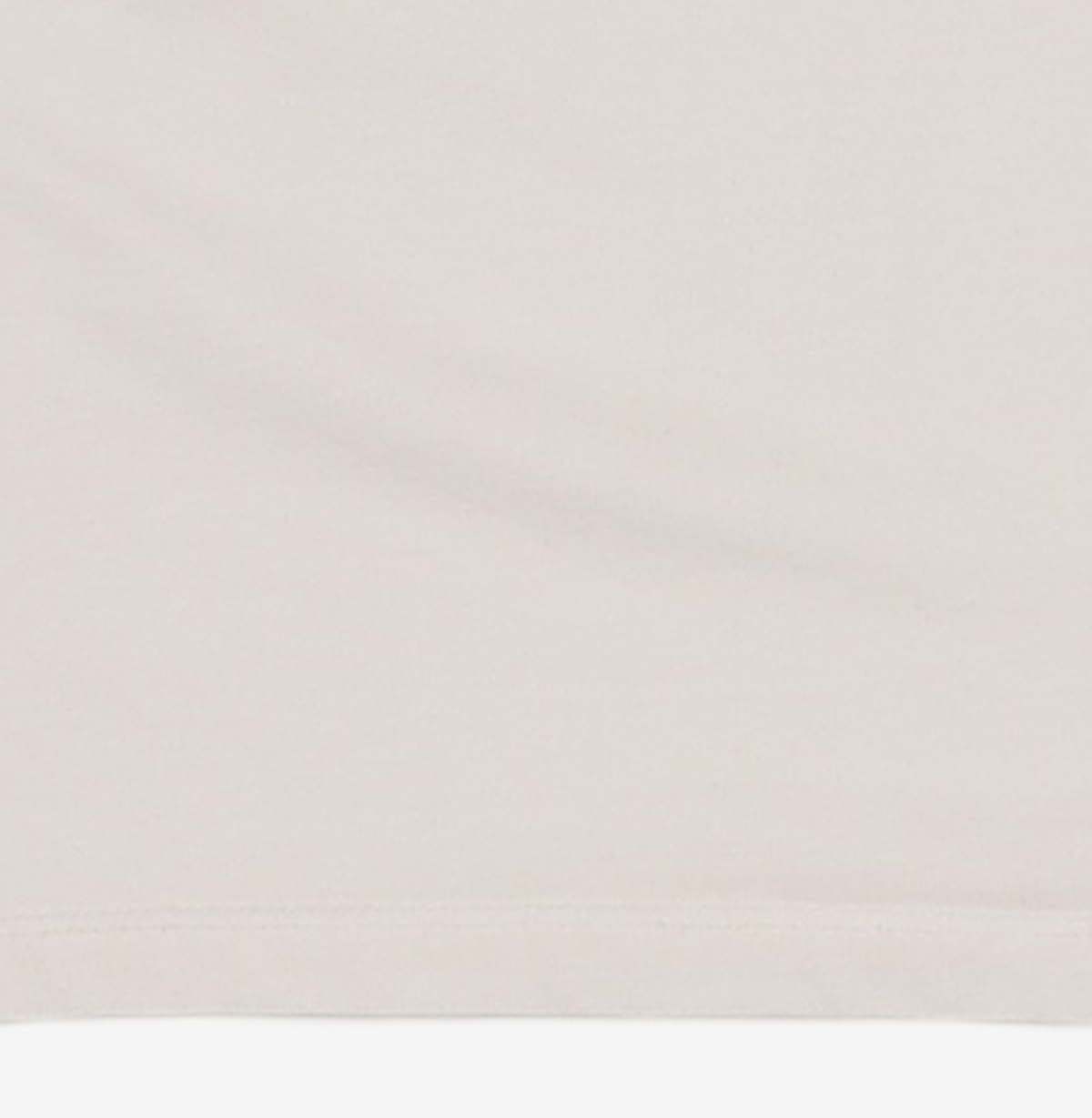 우알롱(WOOALONG) Fitted crop T-shirt - WHITE S