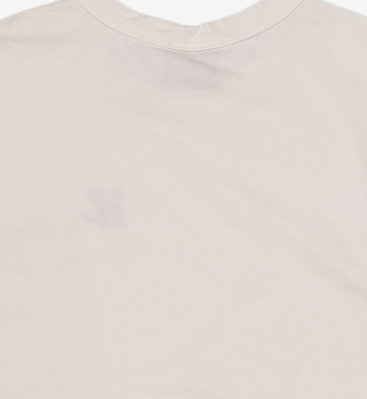 우알롱(WOOALONG) Fitted crop T-shirt - WHITE S