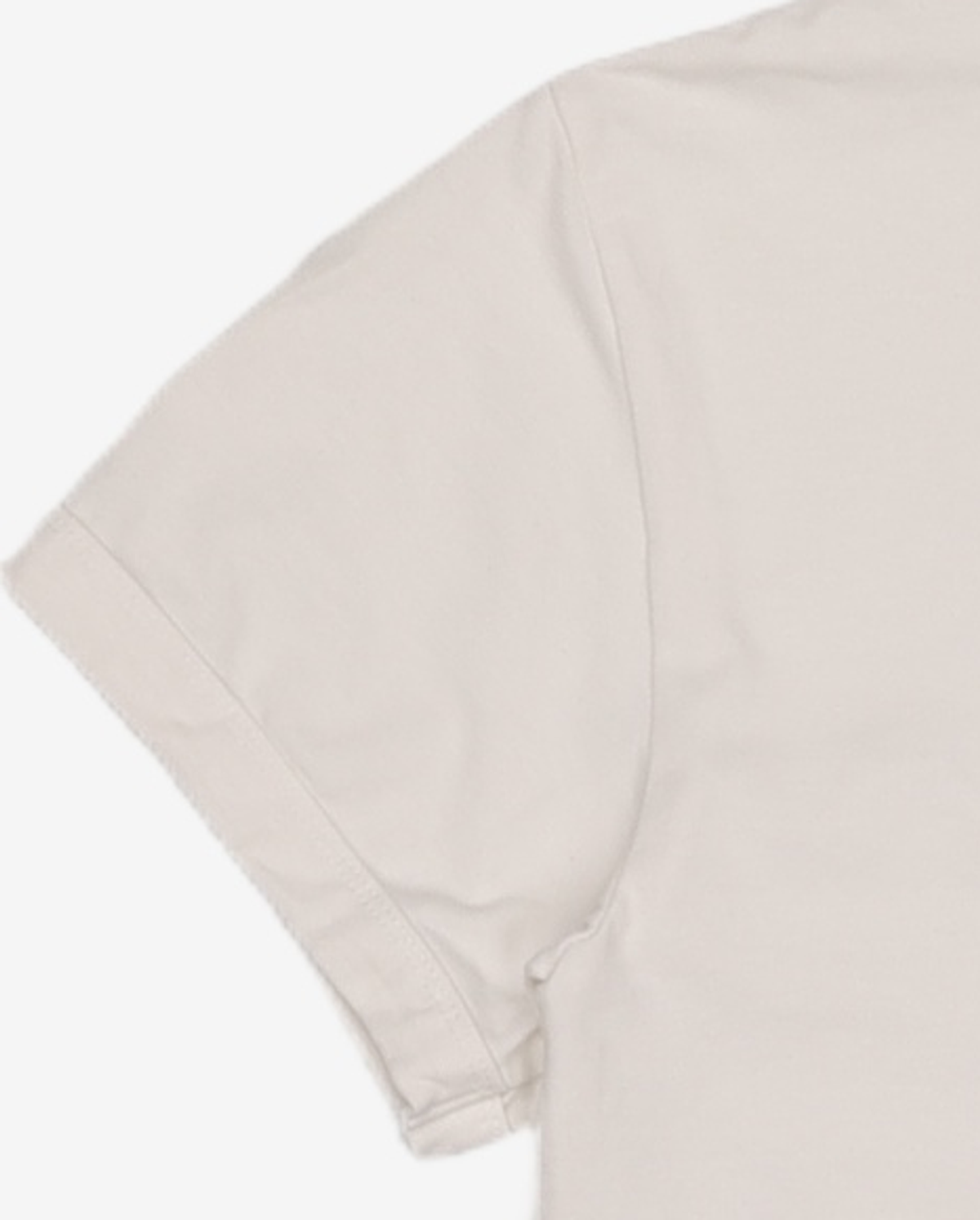 우알롱(WOOALONG) Fitted crop T-shirt - WHITE S