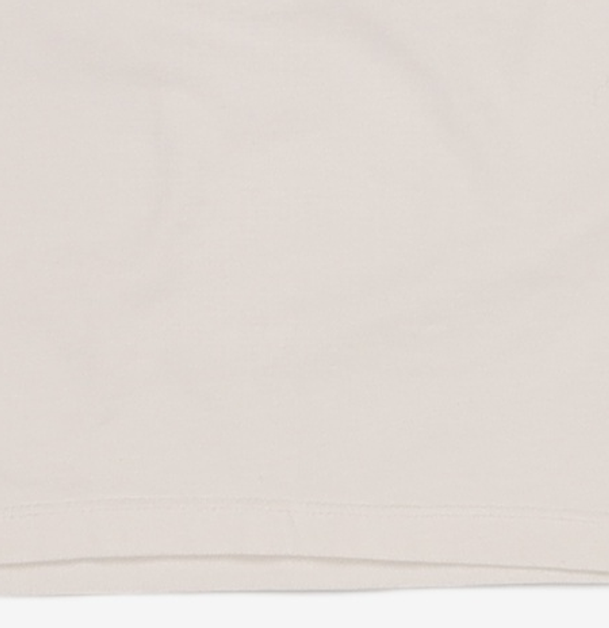 우알롱(WOOALONG) Fitted crop T-shirt - WHITE S