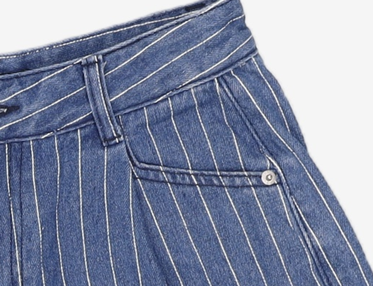 미쏘(MIXXO) 스트라이프 데님 쇼츠_MIWTHF764J 26